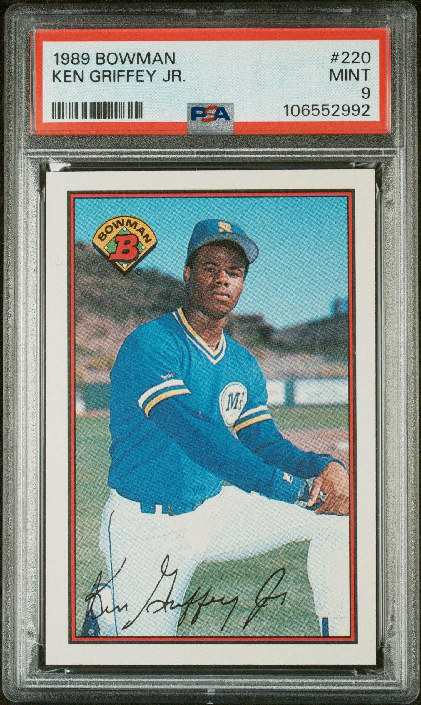 1989 Bowman 220 Ken Griffey Jr. PSA 9