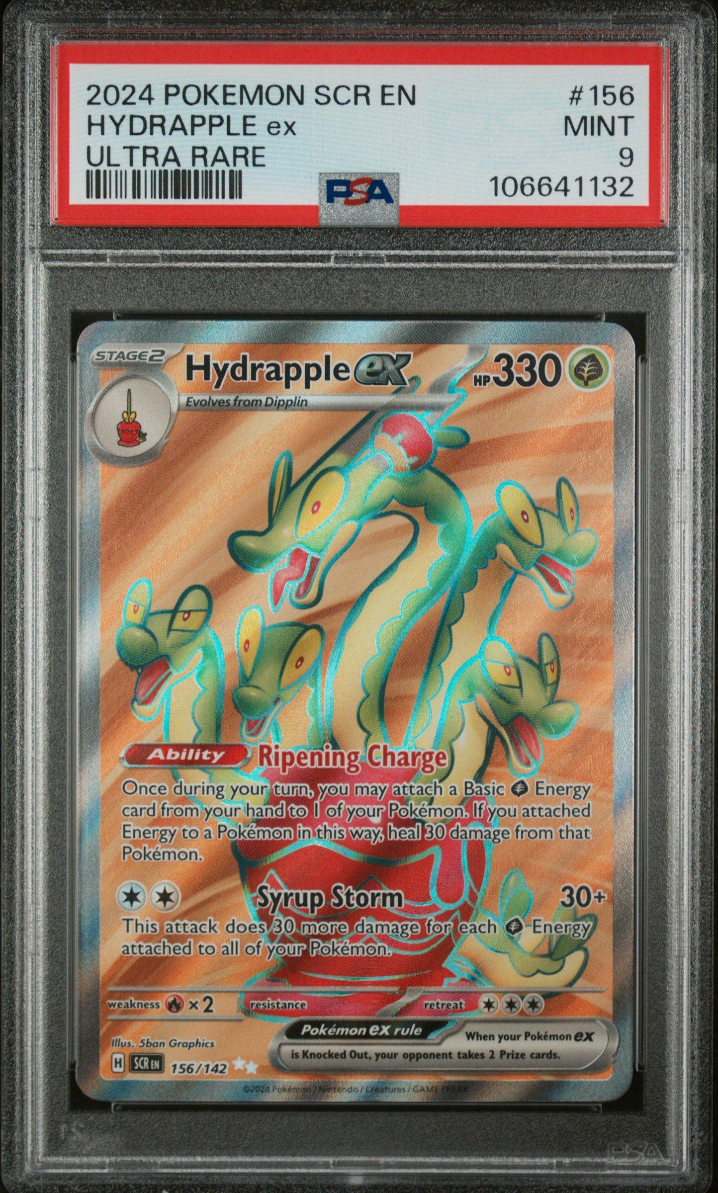 2024 Pokemon Scr En-stellar Crown 156 Hydrapple Ex Ultra Rare PSA