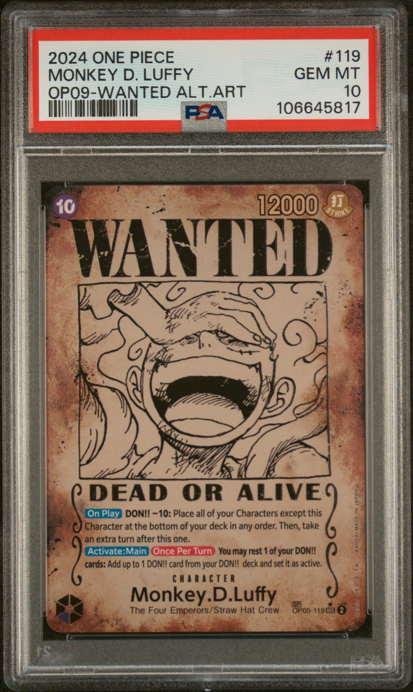 2024 One Piece Op09-emperors In The New World 119 Monkey D. Luffy