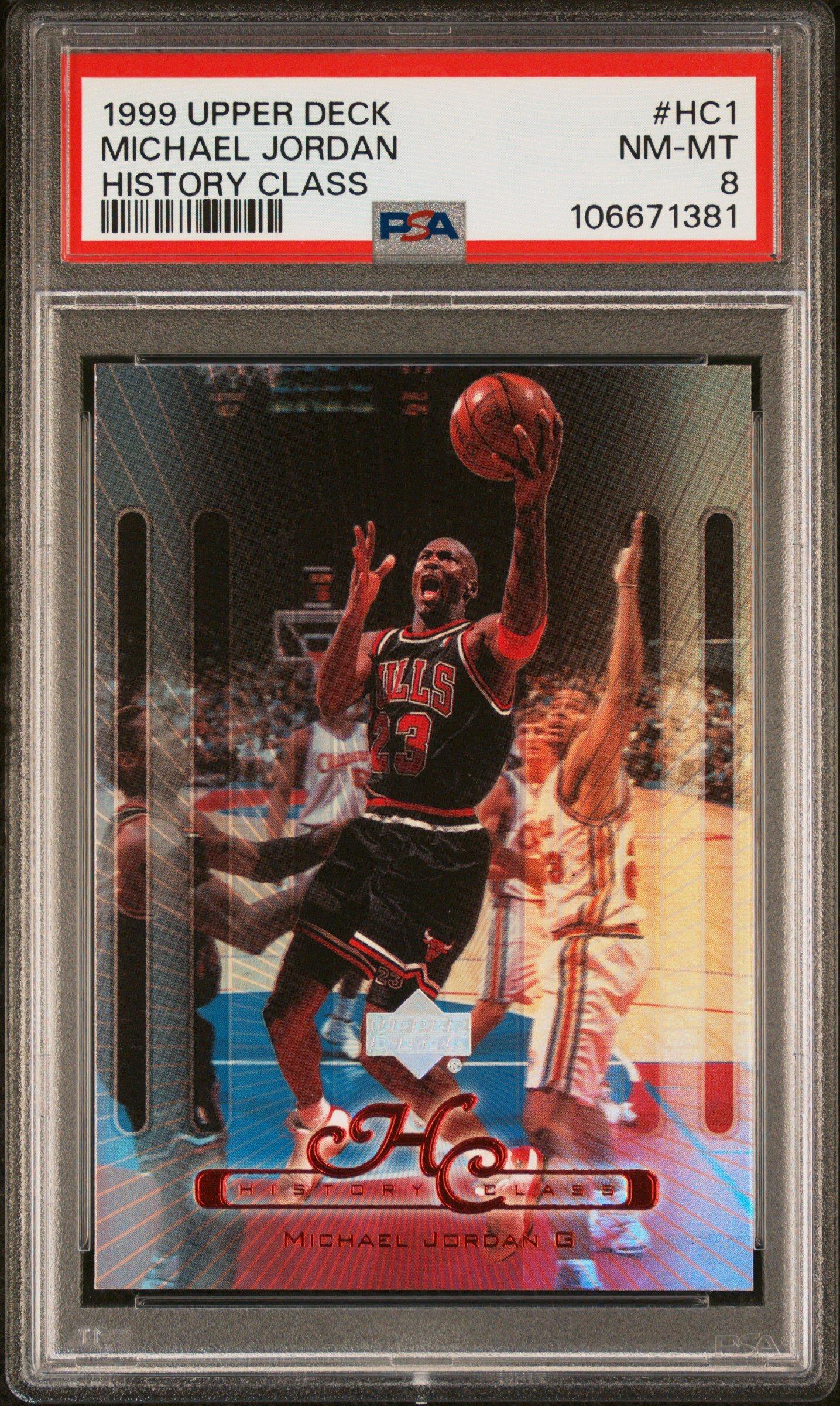 1999 Upper Deck History Class Hc1 Michael Jordan PSA 8