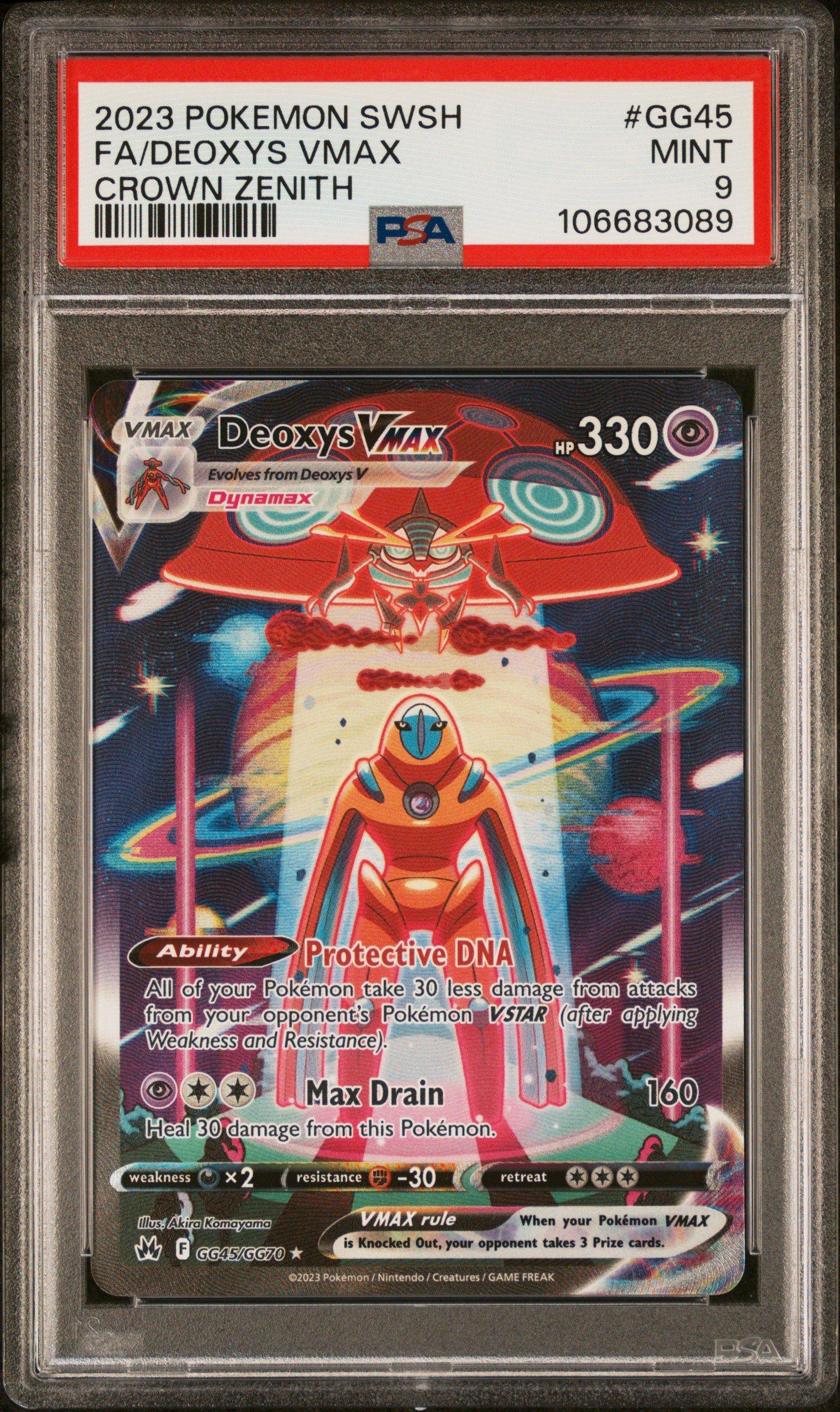 2023 Pokemon Sword And Shield Crown Zenith Gg45 Full Art/deoxys