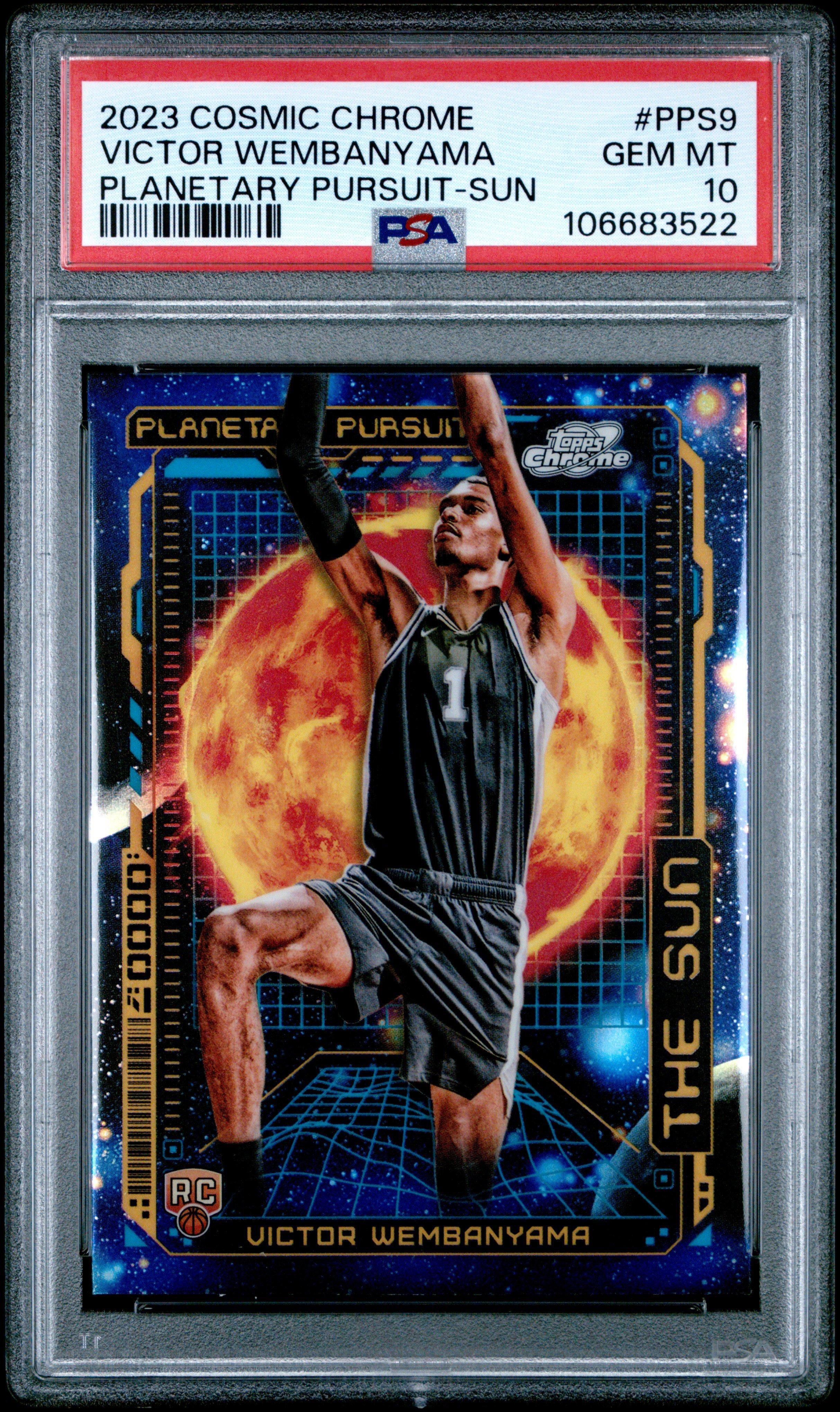 2023 Topps Cosmic Chrome Planetary Pursuit Pps9 Victor Wembanyama