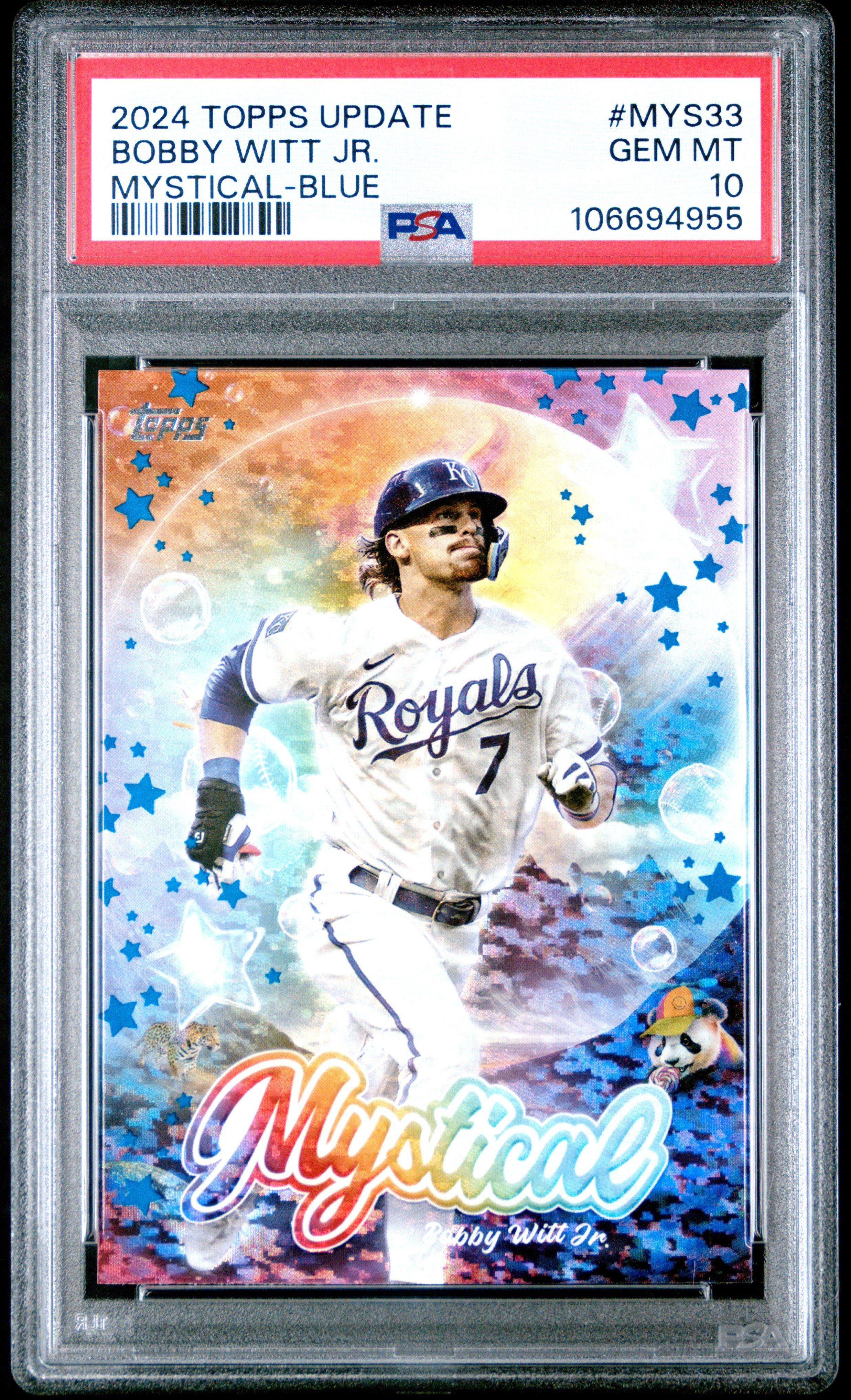 2024 Topps Update Mystical Mys33 Bobby Witt Jr. Blue PSA 10 | GameStop