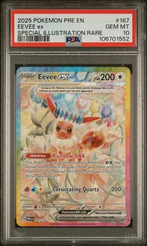 2025 Pokemon Pre En-prismatic Evolutions 175 Lacey Special
