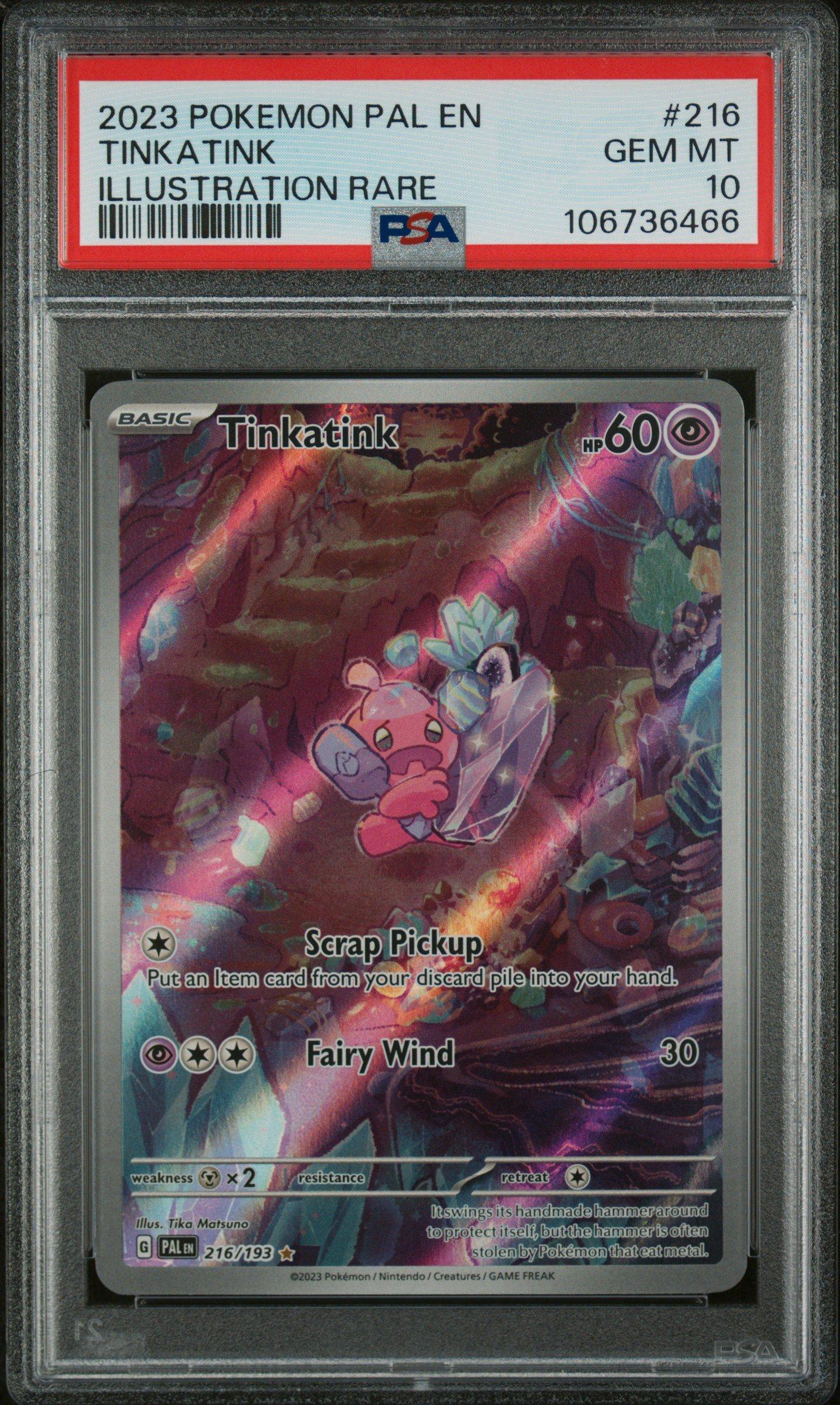 2023 Pokemon Pal En-paldea Evolved 216 Tinkatink Illustration Rare