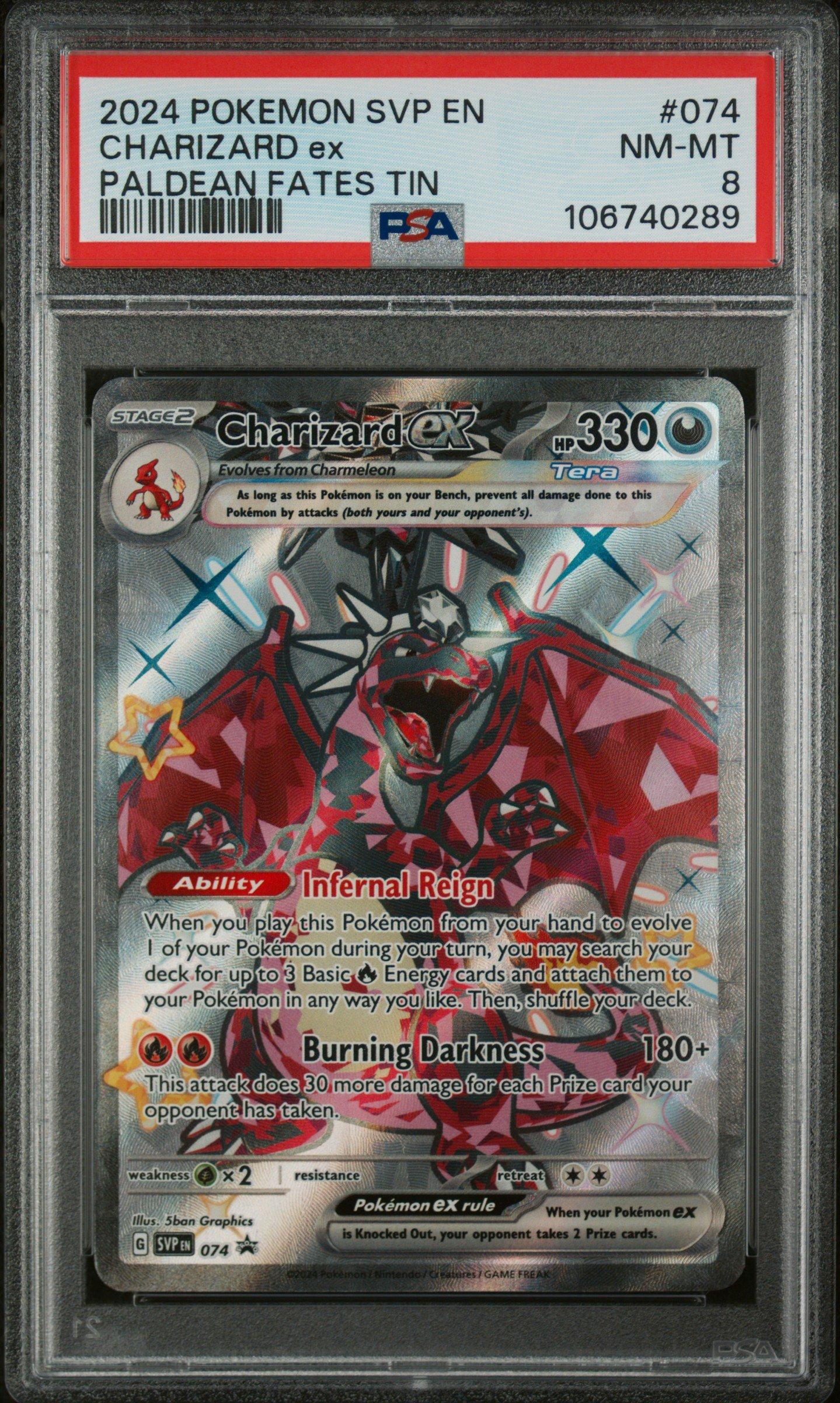 2024 Pokemon Svp En-sv Black Star Promo 074 Charizard Ex Paldean