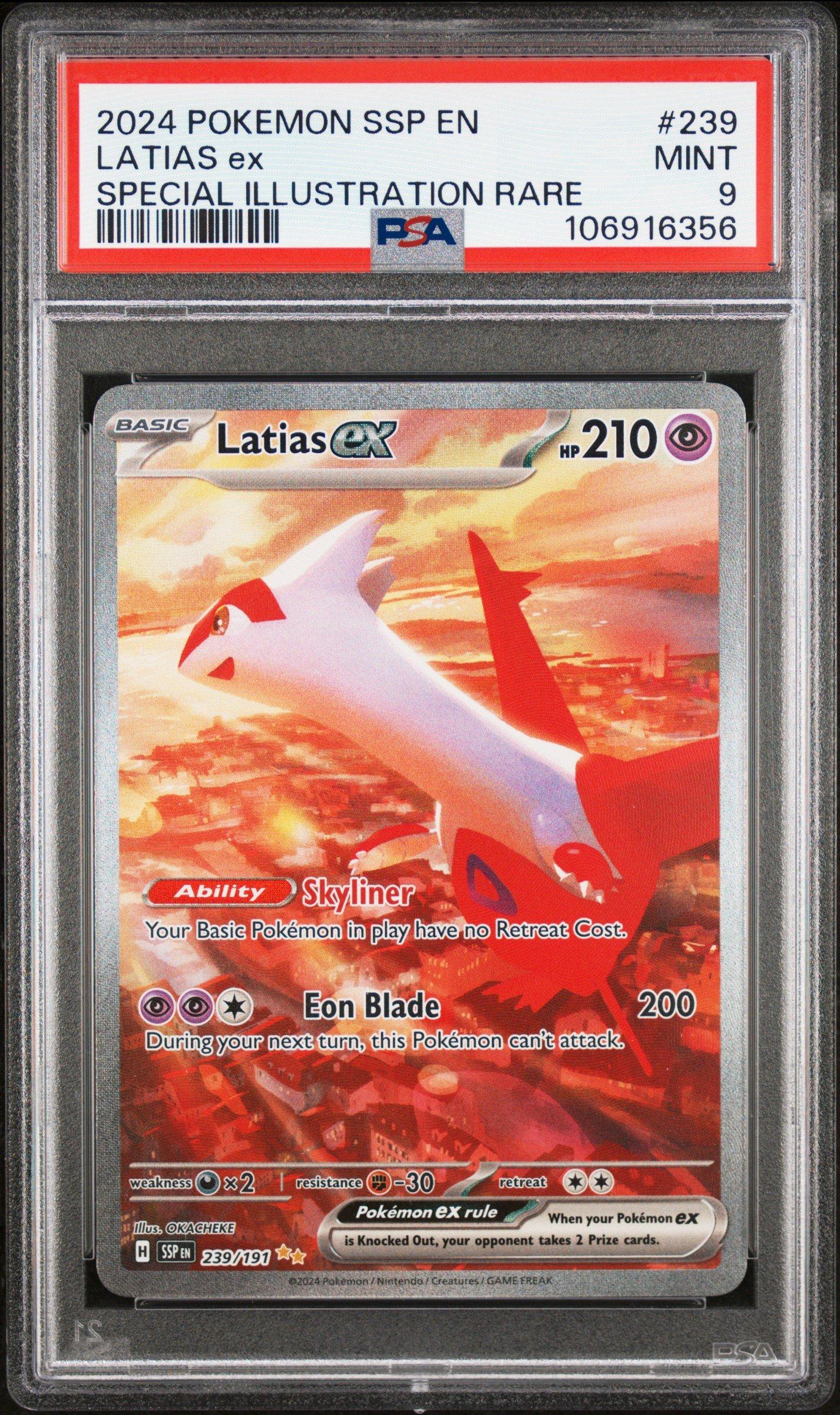 2024 Pokemon Ssp En-surging Sparks 239 Latias Ex Special