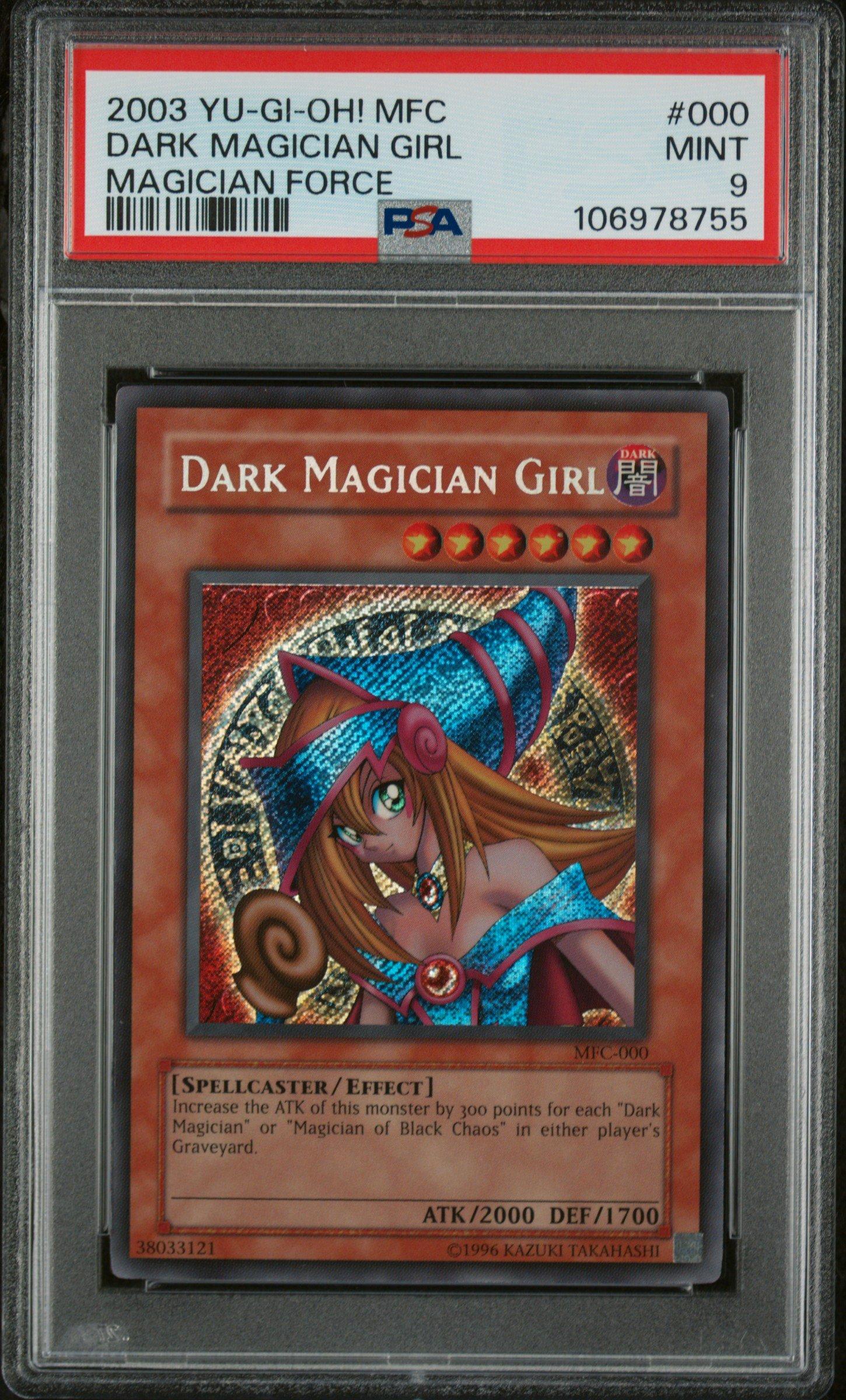 2003 Yu-gi-oh! Mfc-magician's Force 000 Dark Magician Girl PSA 9
