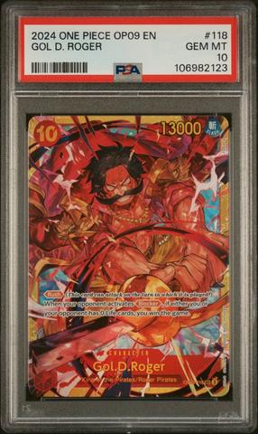 BGS10 ワンピースカード ゴール D ロジャー OP09-118 Amazon.co.jp: ワンピースカードゲーム OP09-118 ゴール・D