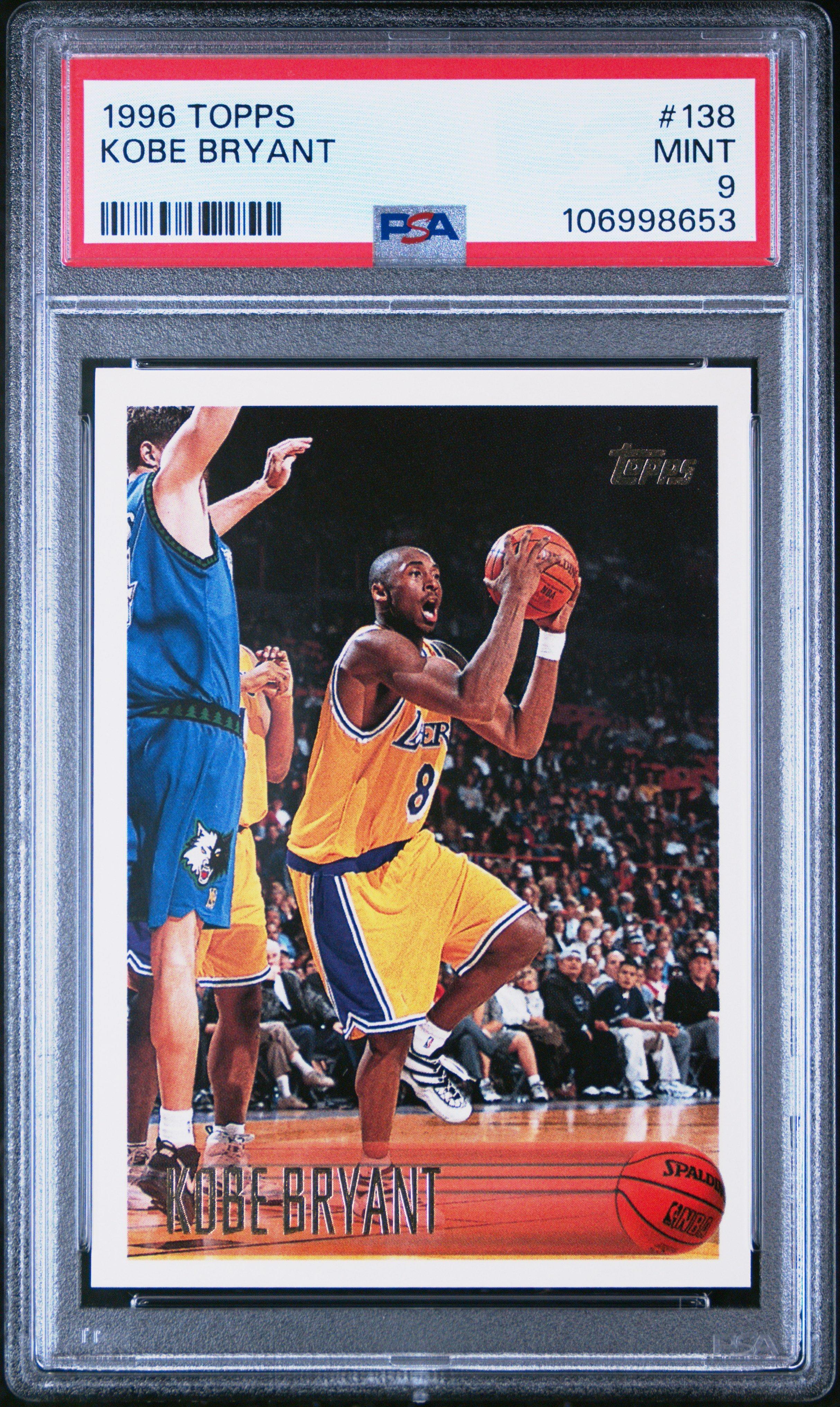 1996 Topps 138 Kobe Bryant PSA
