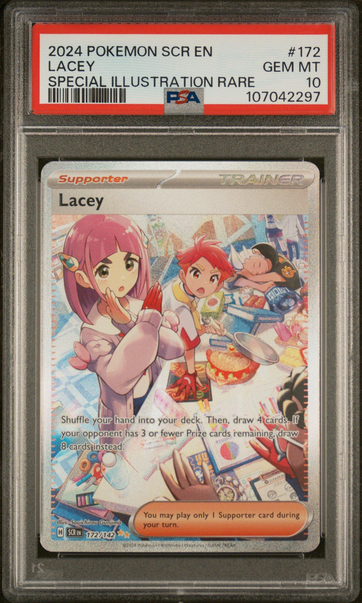 2024 Pokemon Scr En-stellar Crown 172 Lacey Special Illustration