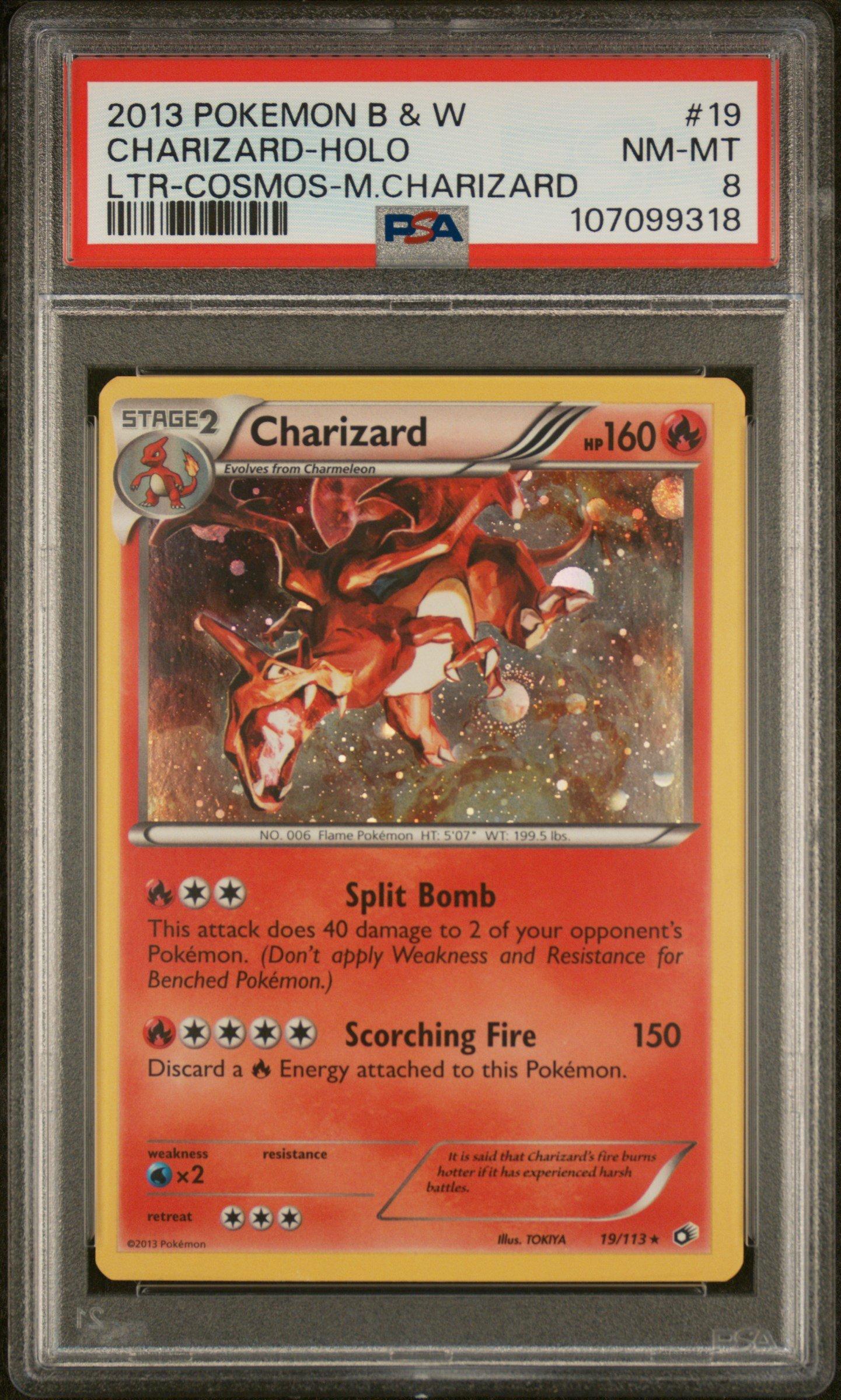 2013 Pokemon Black & White Legendary Treasures 19 Charizard-holo