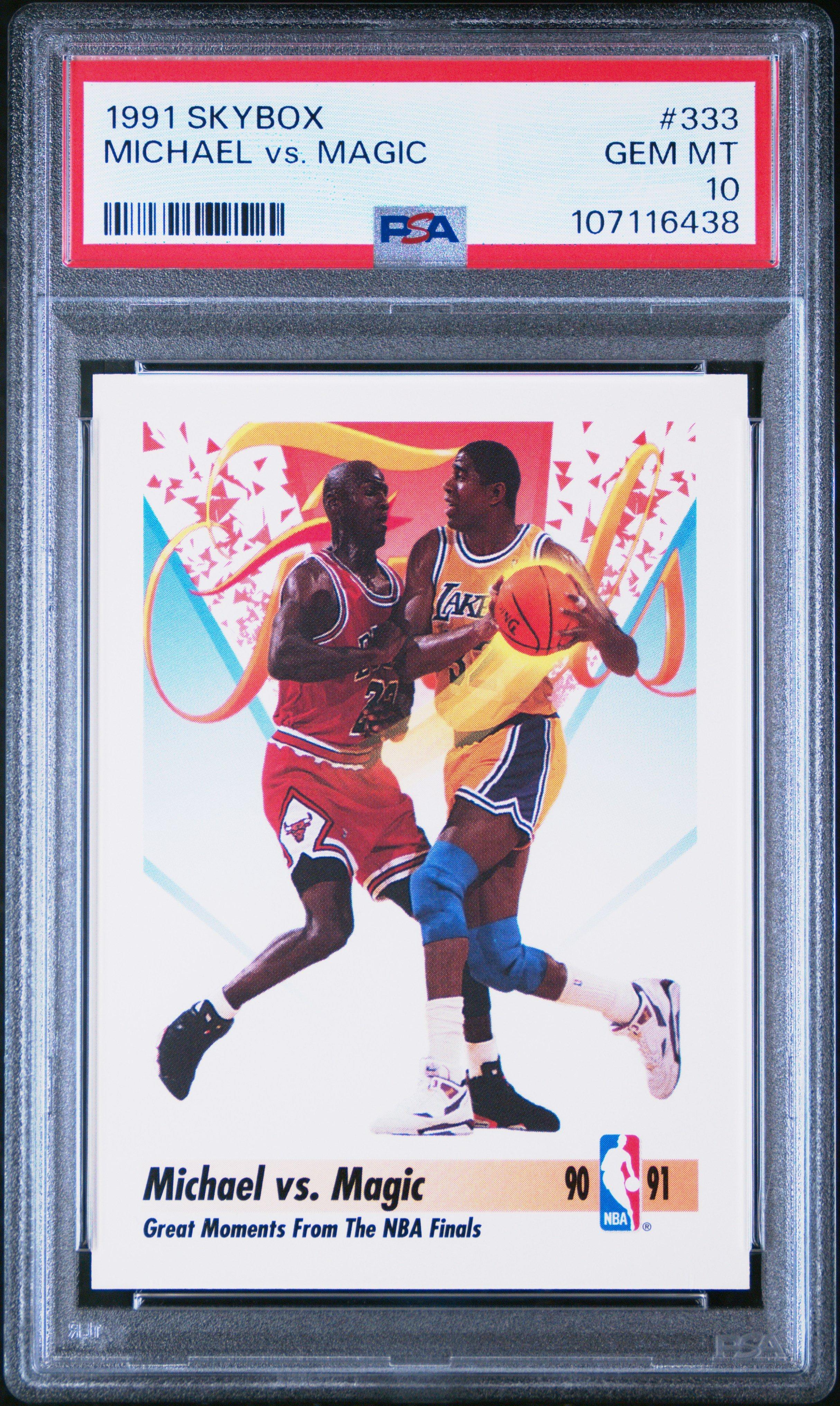 1991 Skybox 333 Michael Vs. Magic PSA
