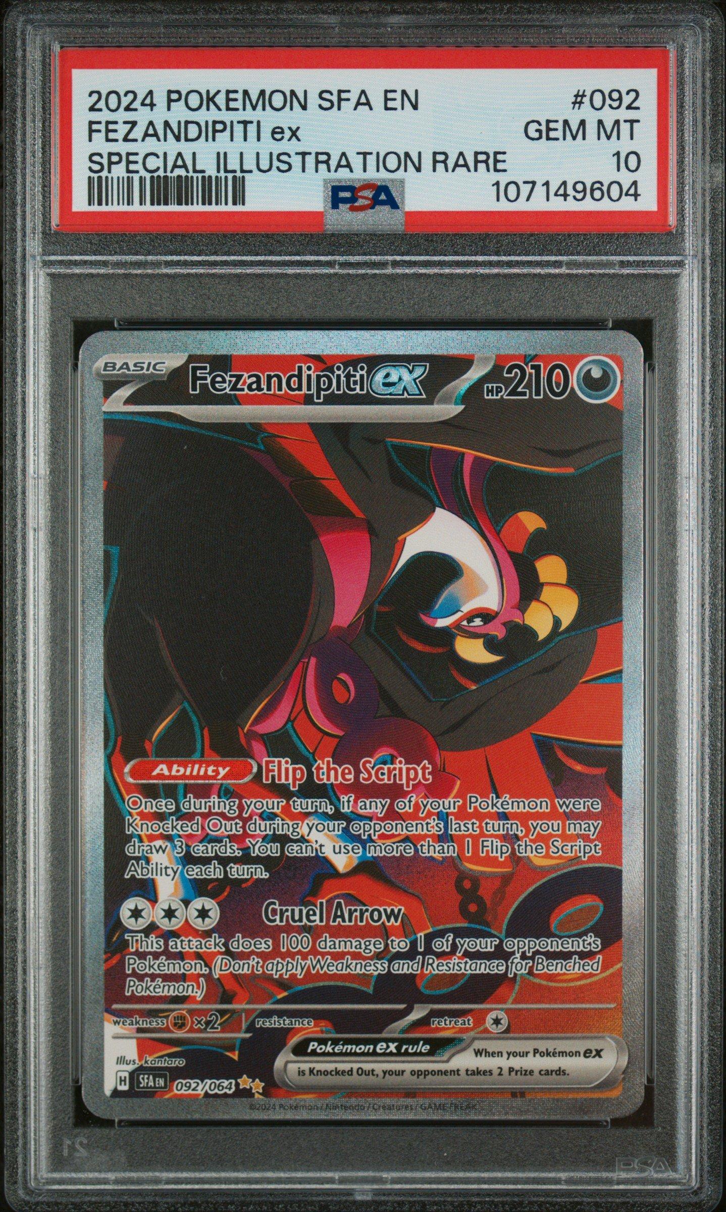 2024 Pokemon Sfa En-shrouded Fable 092 Fezandipiti Ex Special
