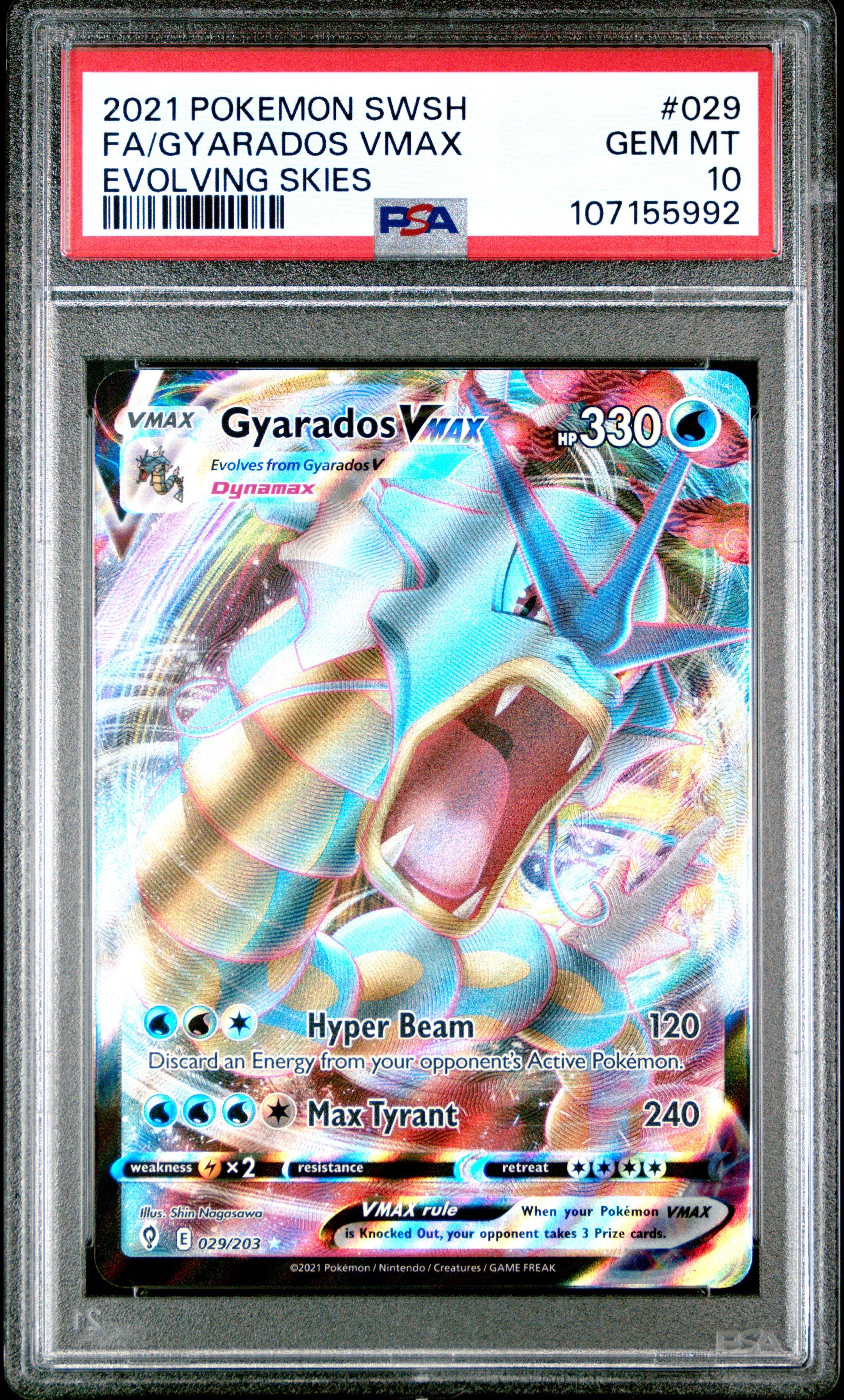 2021 Pokemon Sword & Shield Evolving Skies 029 Full Art/gyarados