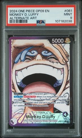 2024 ONE PIECE バギー WANTEDカード PSA10 2024 One Piece Buggy OP09 Wanted Alt Art #051 PSA 10