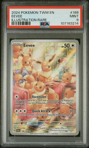 2024 Pokemon Twm En-twilight Masquerade 188 Eevee Illustration