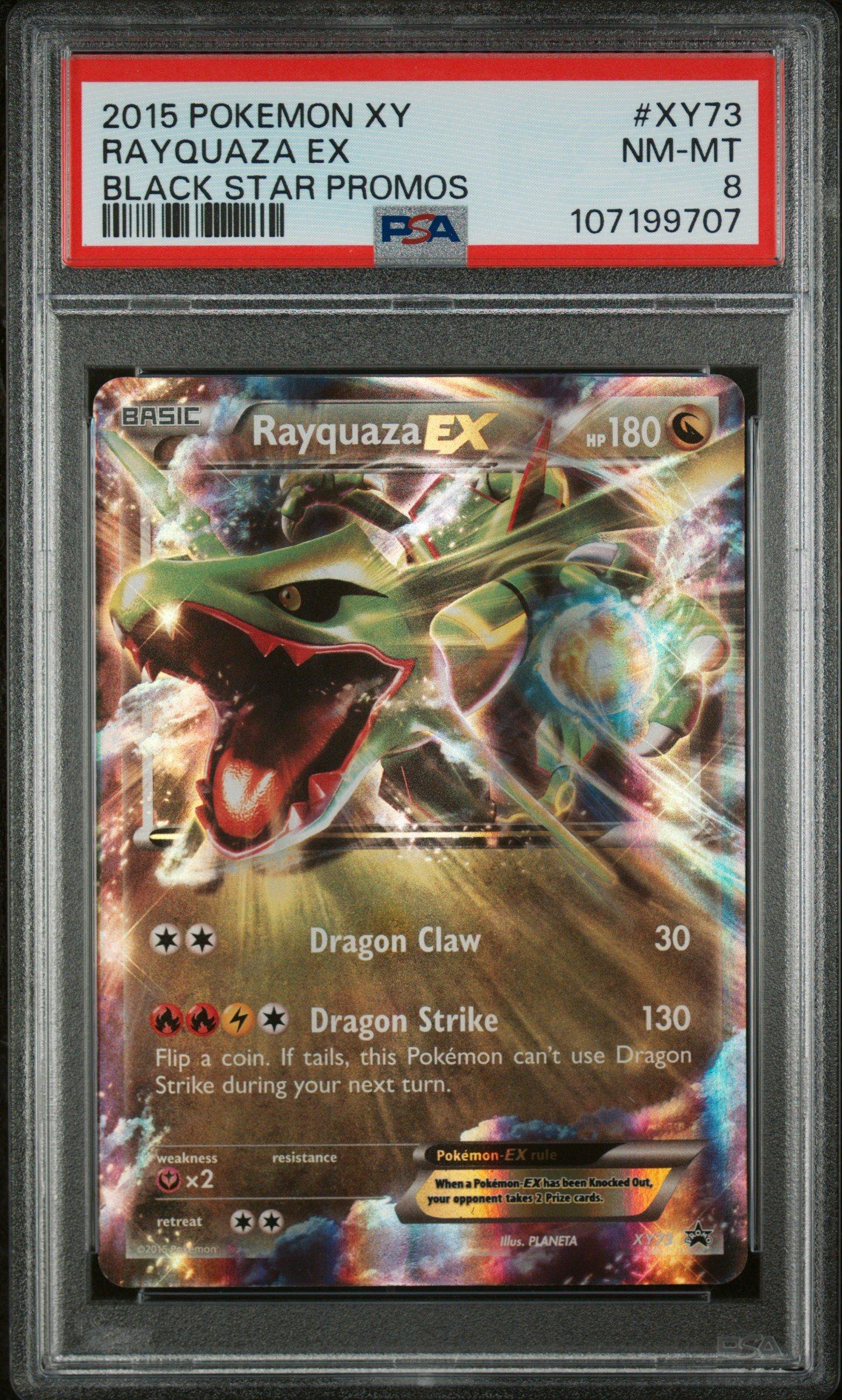 2015 Pokemon Xy Black Star Promos Xy73 Rayquaza Ex PSA