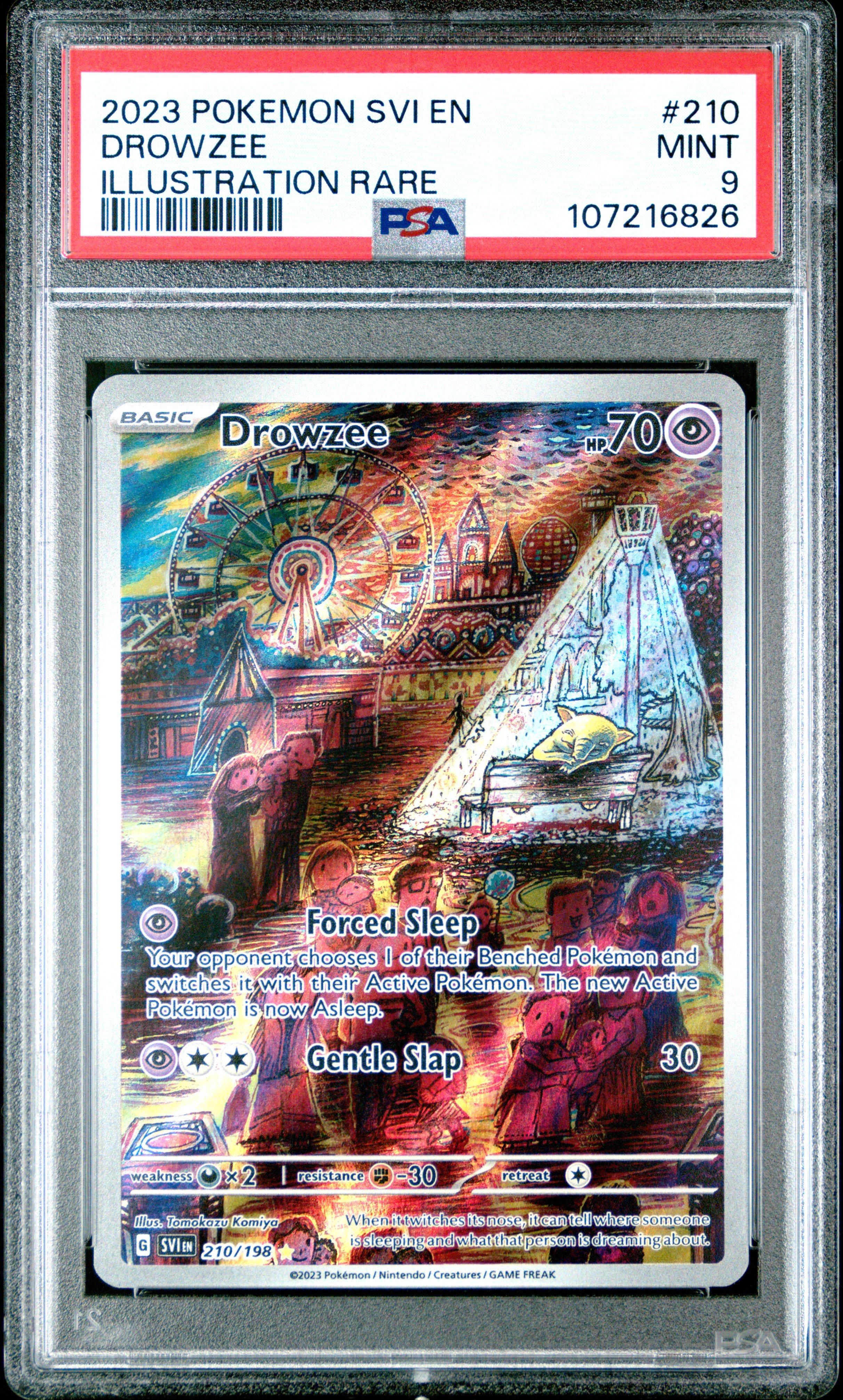 2023 Pokemon Svi En-scarlet & Violet 210 Drowzee Illustration Rare