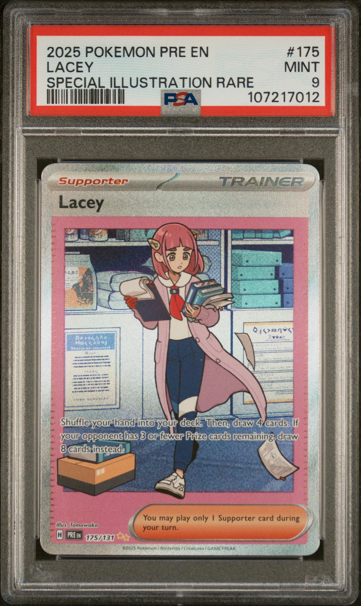 2025 Pokemon Pre En-prismatic Evolutions 175 Lacey Special