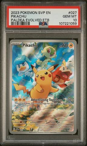 2023 Pokémon SVP EN ピカチュウ #085 PSA 10 2023 Pokémon SVP EN ピカチュウ #085 PSA 10 PSA 10 GEM MINT Pikachu