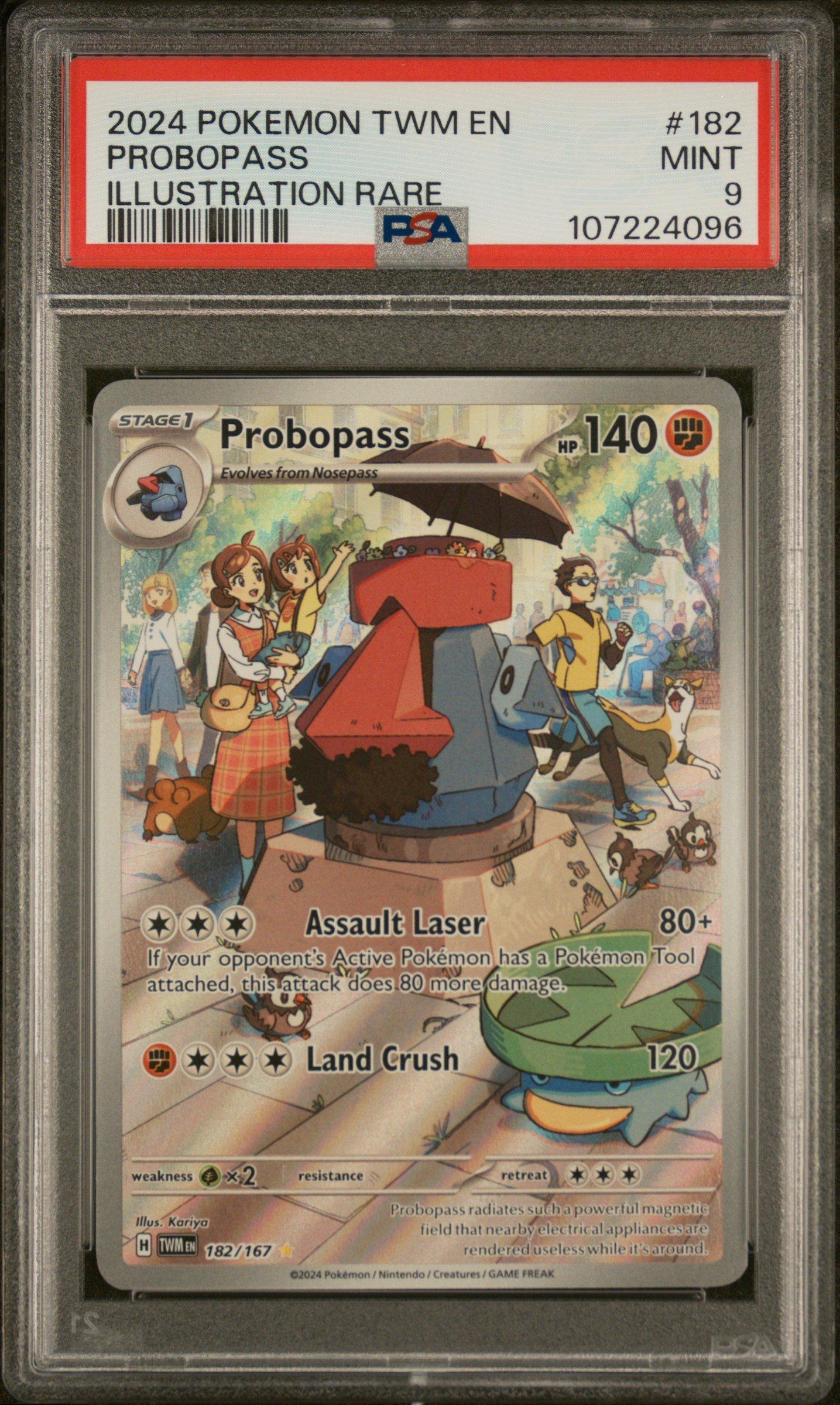 2024 Pokemon Twm En-twilight Masquerade 182 Probopass Illustration