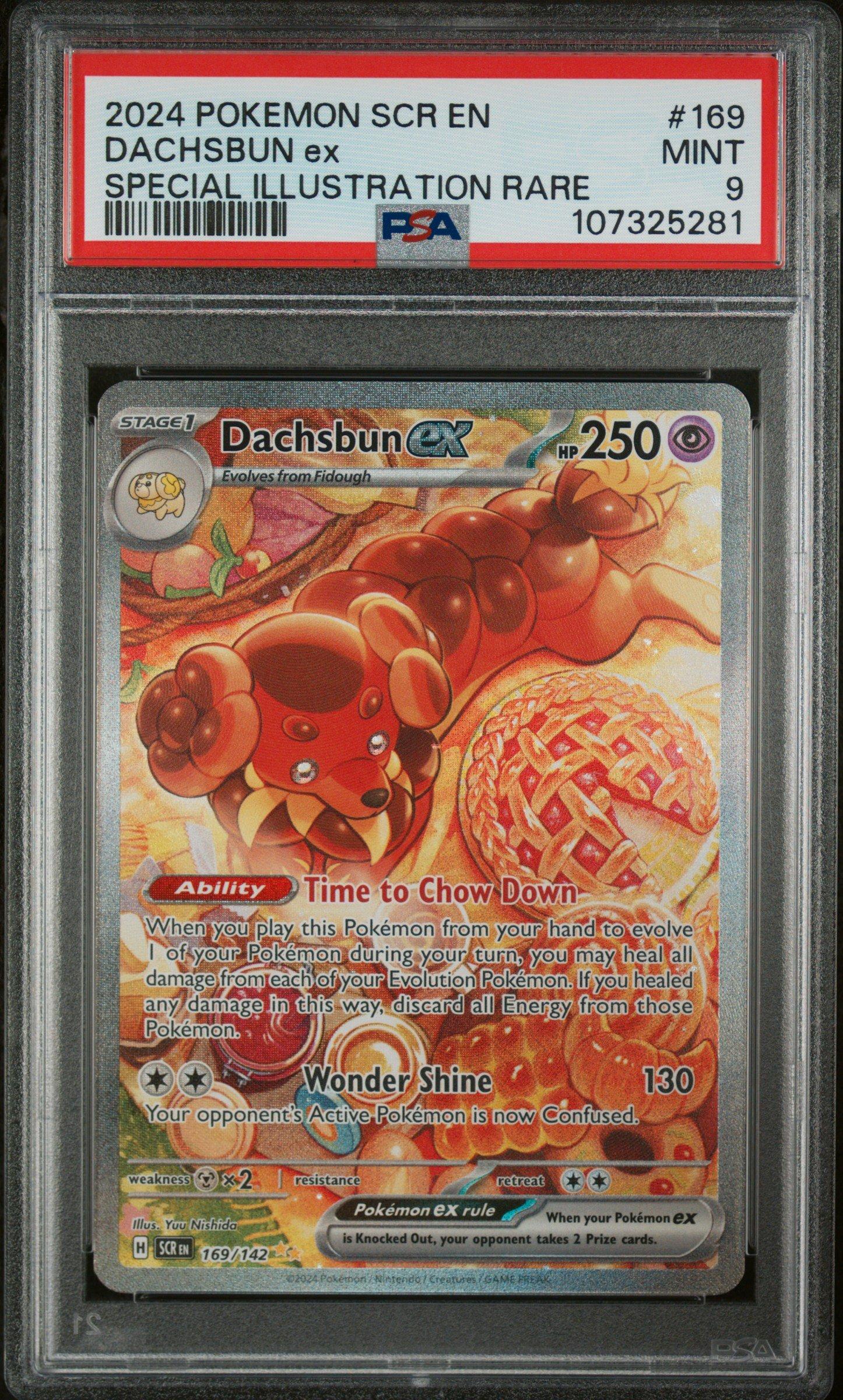 2024 Pokemon Scr En-stellar Crown 169 Dachsbun Ex Special