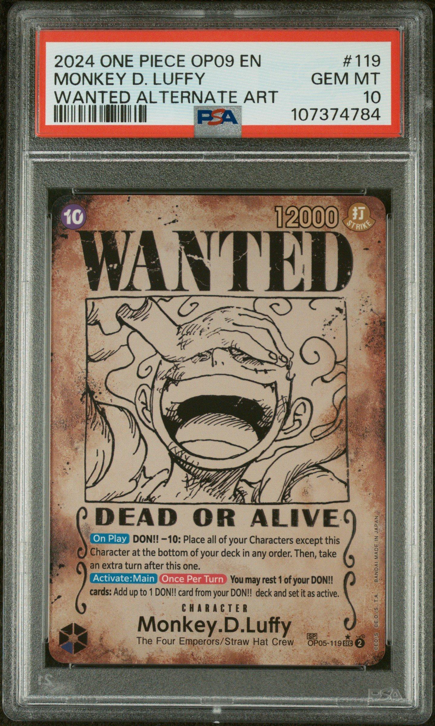 2024 One Piece Op09-emperors In The New World 119 Monkey D. Luffy
