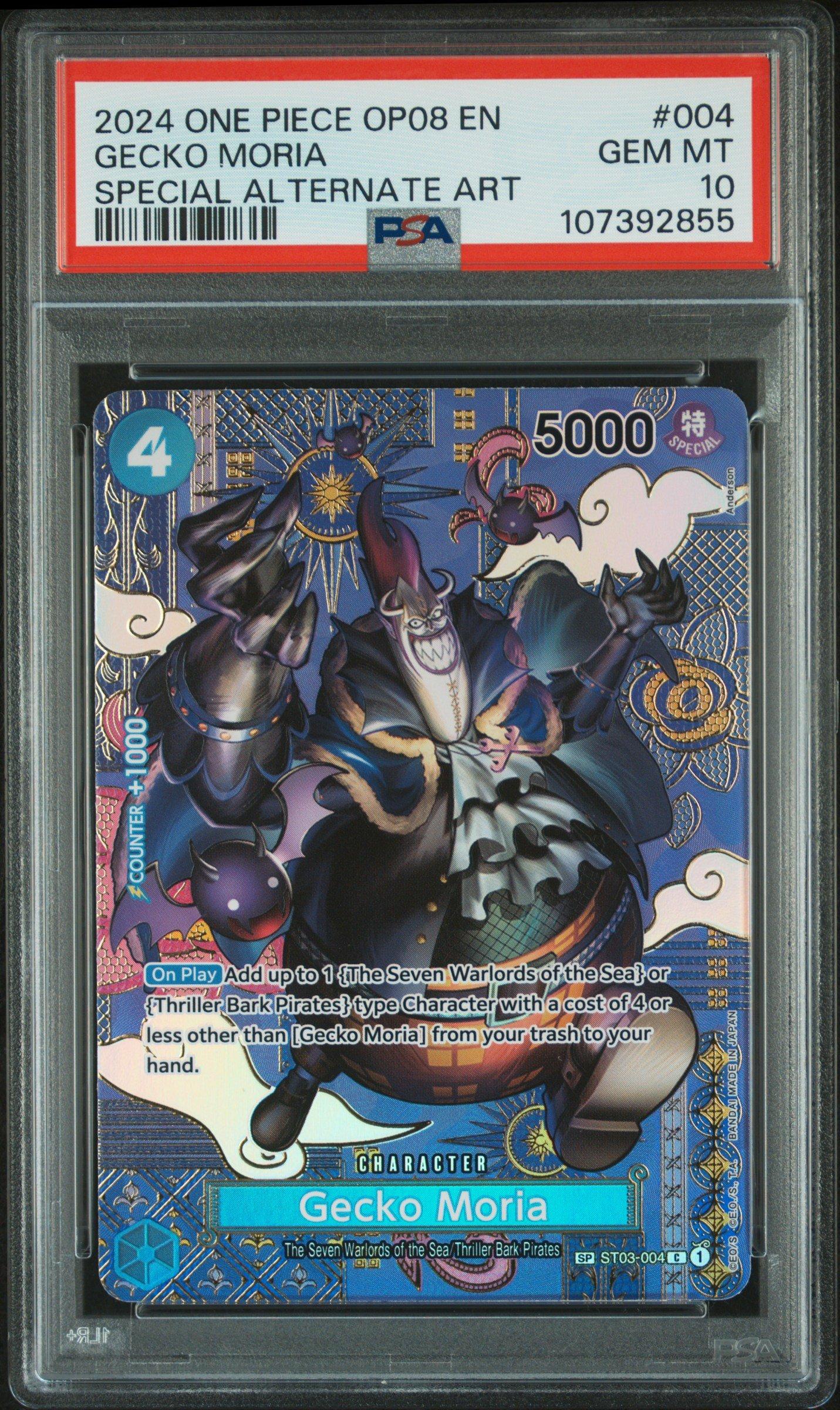 2024 One Piece Op08-two Legends 004 Gecko Moria Special Alternate