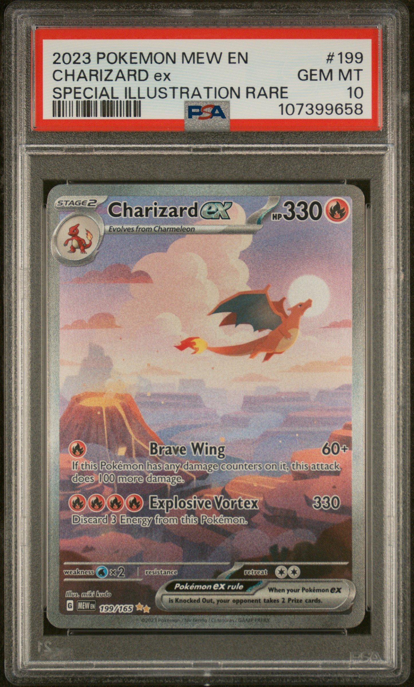 2023 Pokemon Mew En-151 199 Charizard Ex Special Illustration Rare