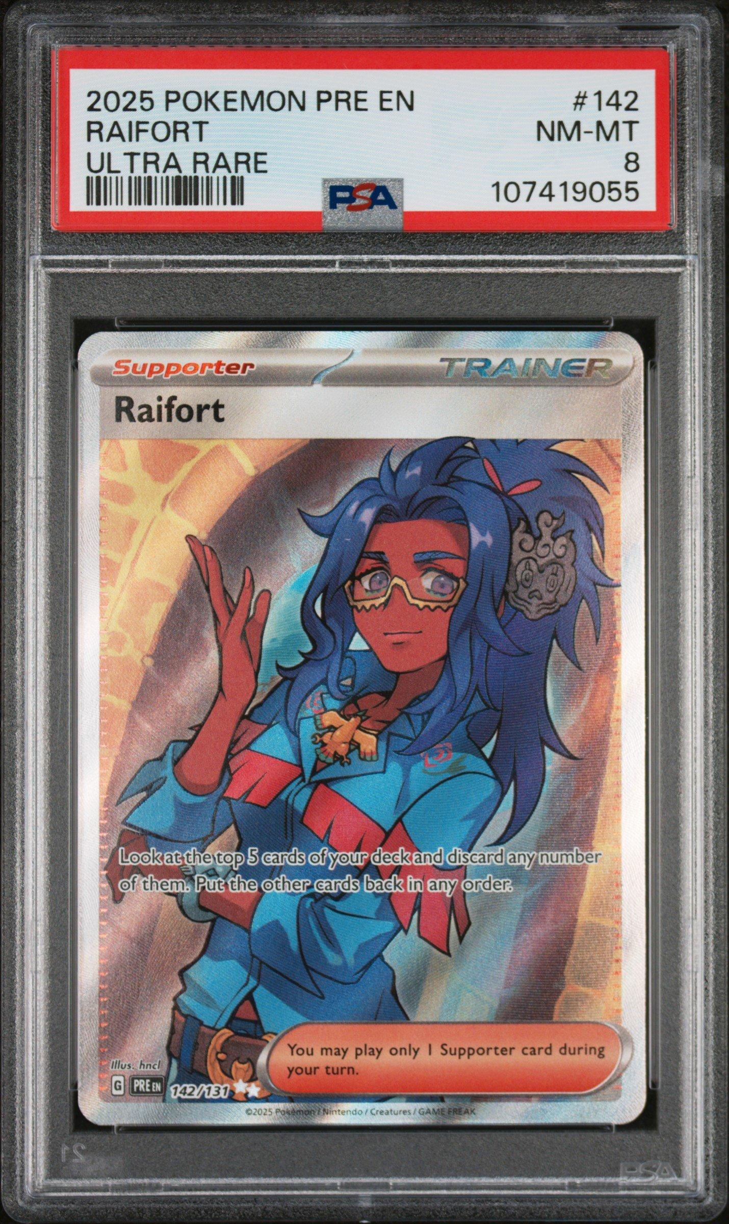 2025 Pokemon Pre En-prismatic Evolutions 142 Raifort Ultra Rare