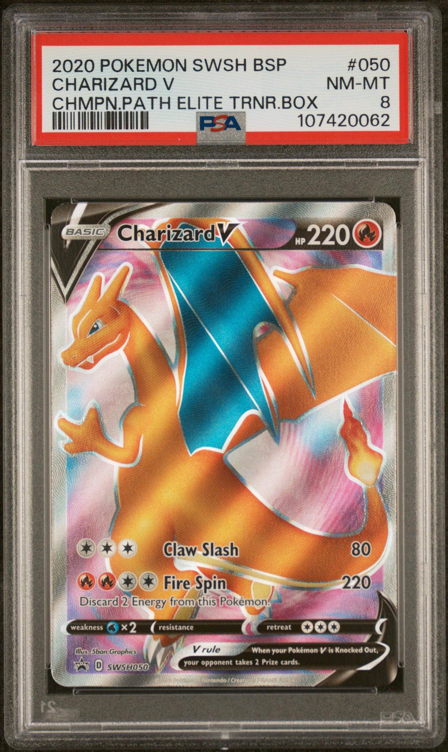 2020 Pokemon Swsh Black Star Promo 050 Charizard V Champion's Path