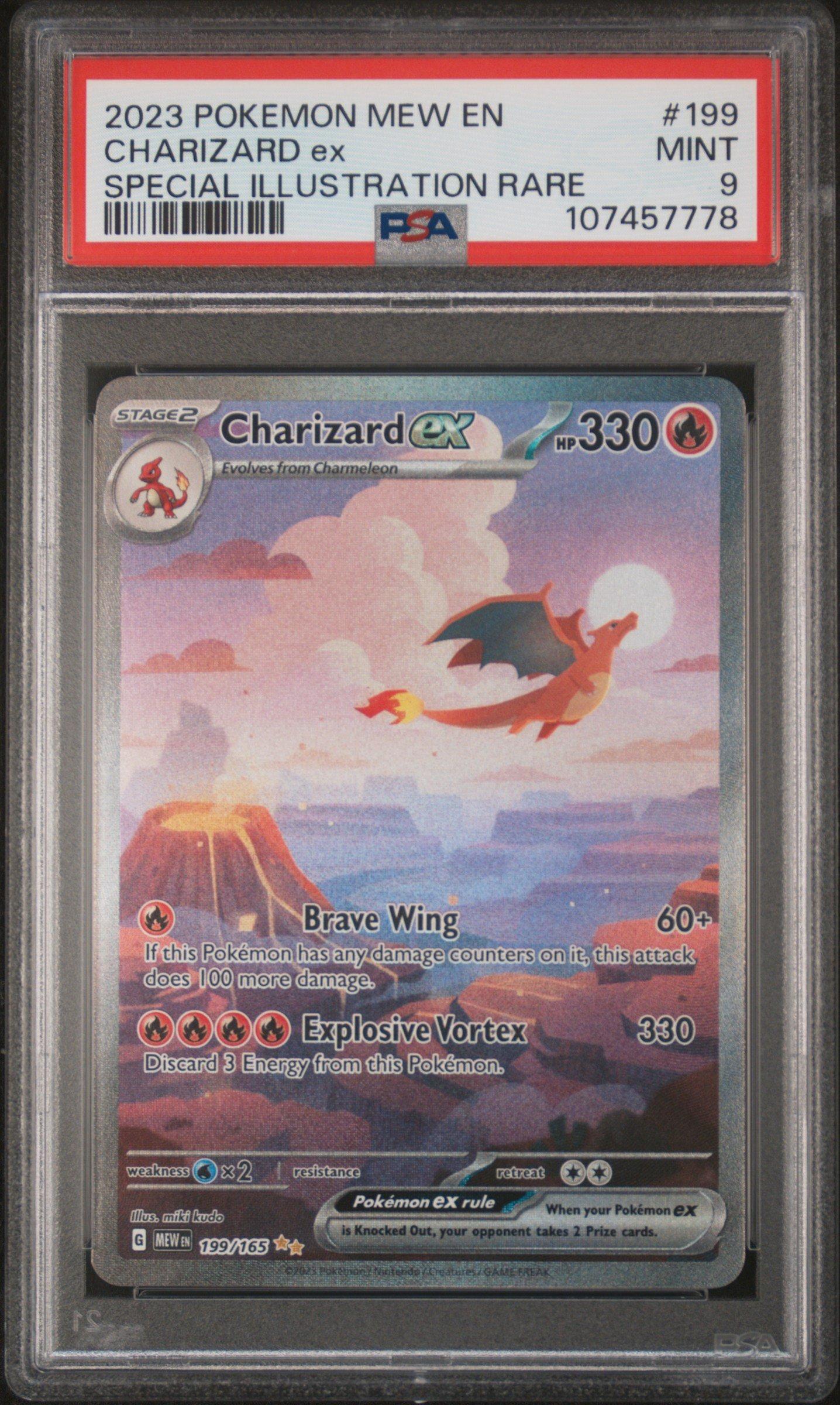 2023 Pokemon Mew En-151 199 Charizard Ex Special Illustration Rare