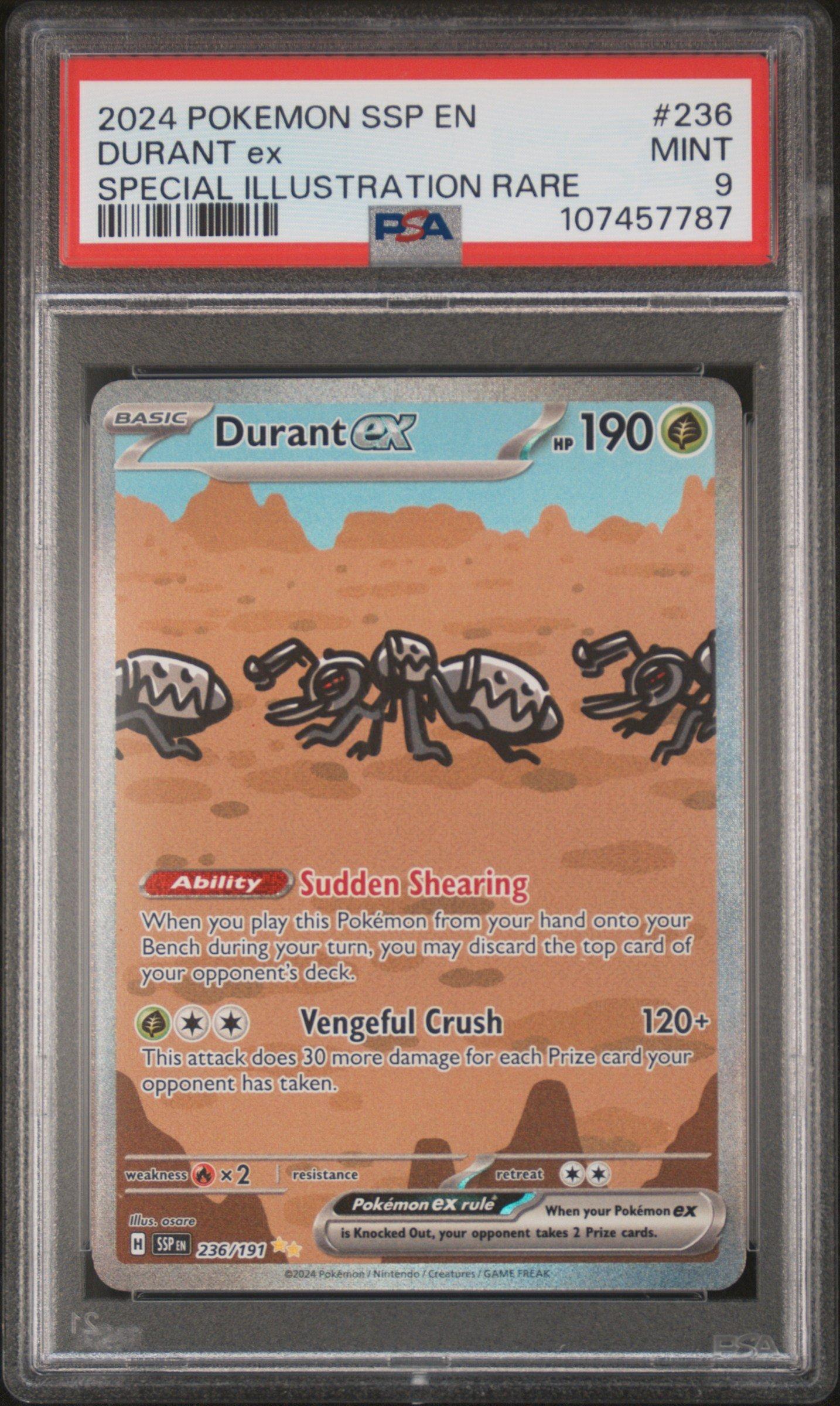 2024 Pokemon Ssp En-surging Sparks 236 Durant Ex Special