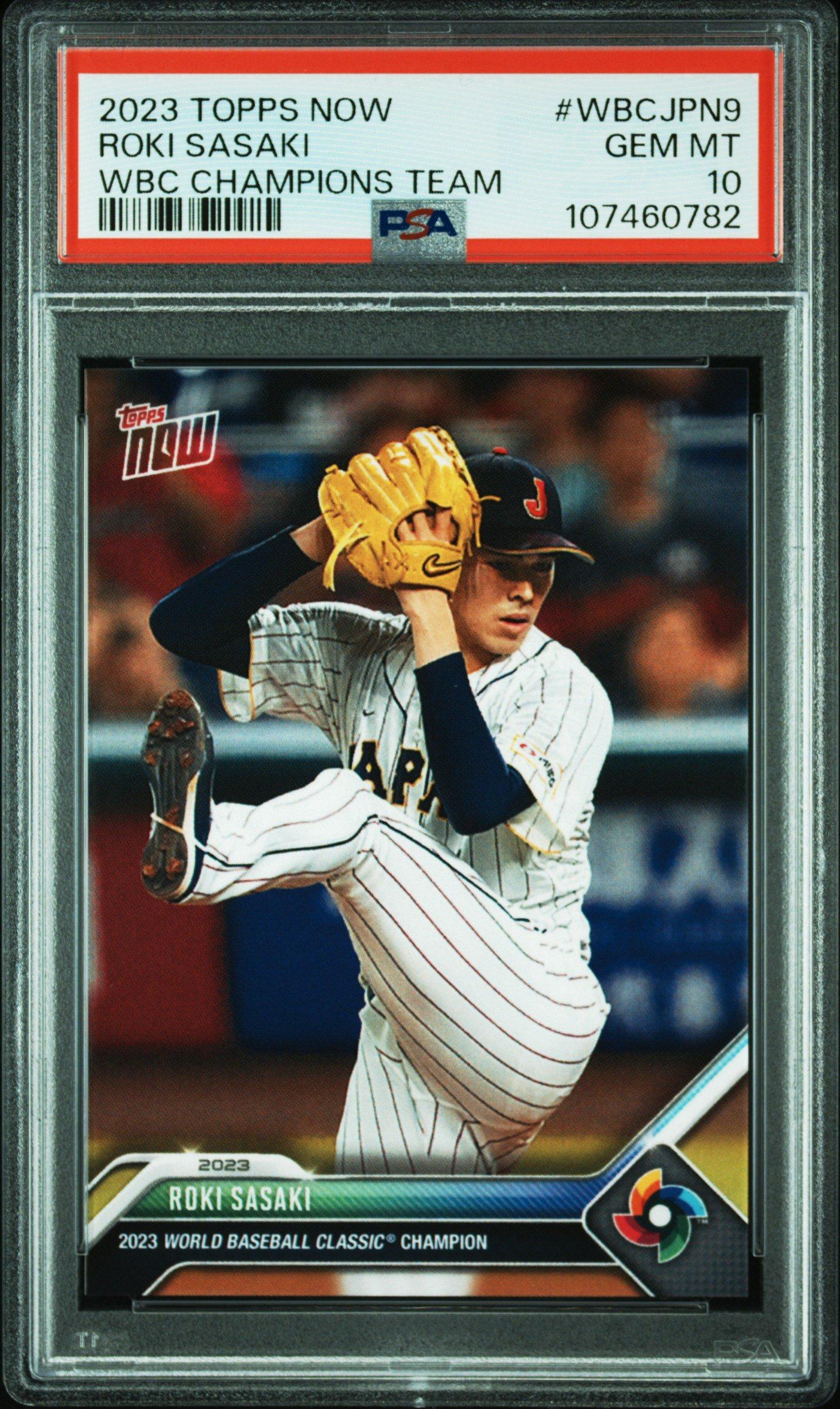 2023 Topps Now World Baseball Classic Champions Team Wbcjpn9 Roki