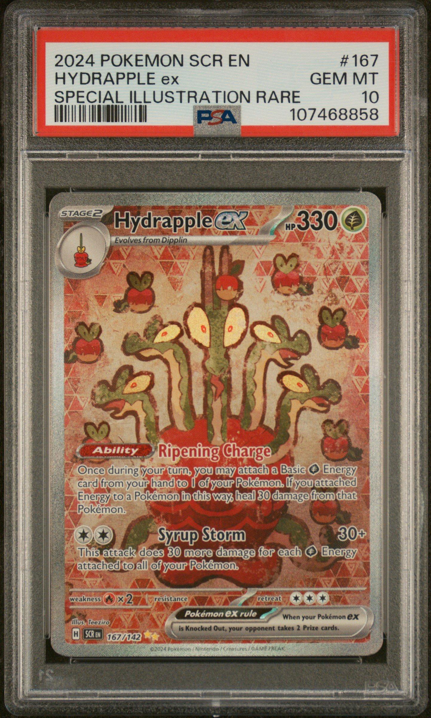 2024 Pokemon Scr En-stellar Crown 167 Hydrapple Ex Special