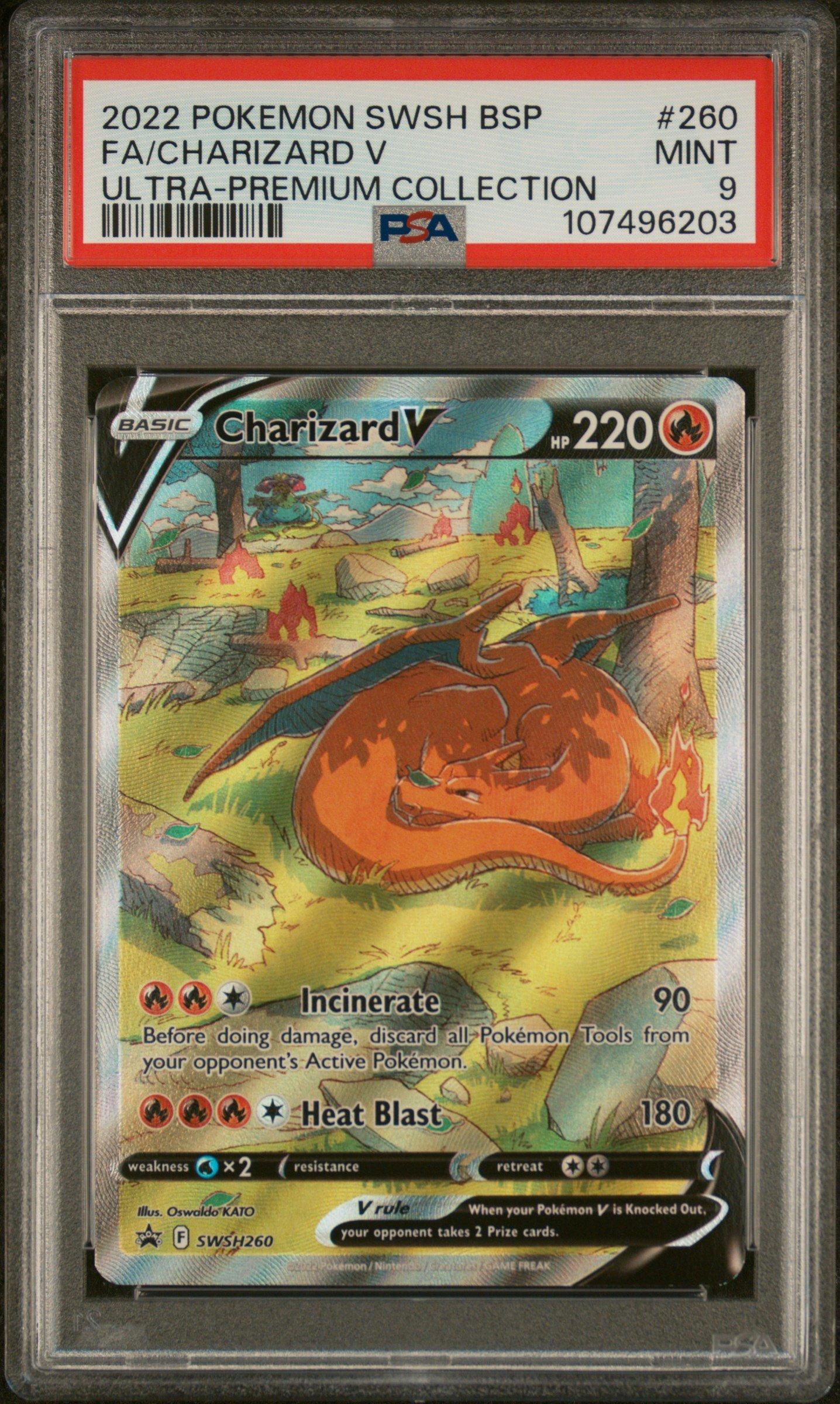 charizard 220 pokemon card MCharizard EX 220 HP pokemon used card