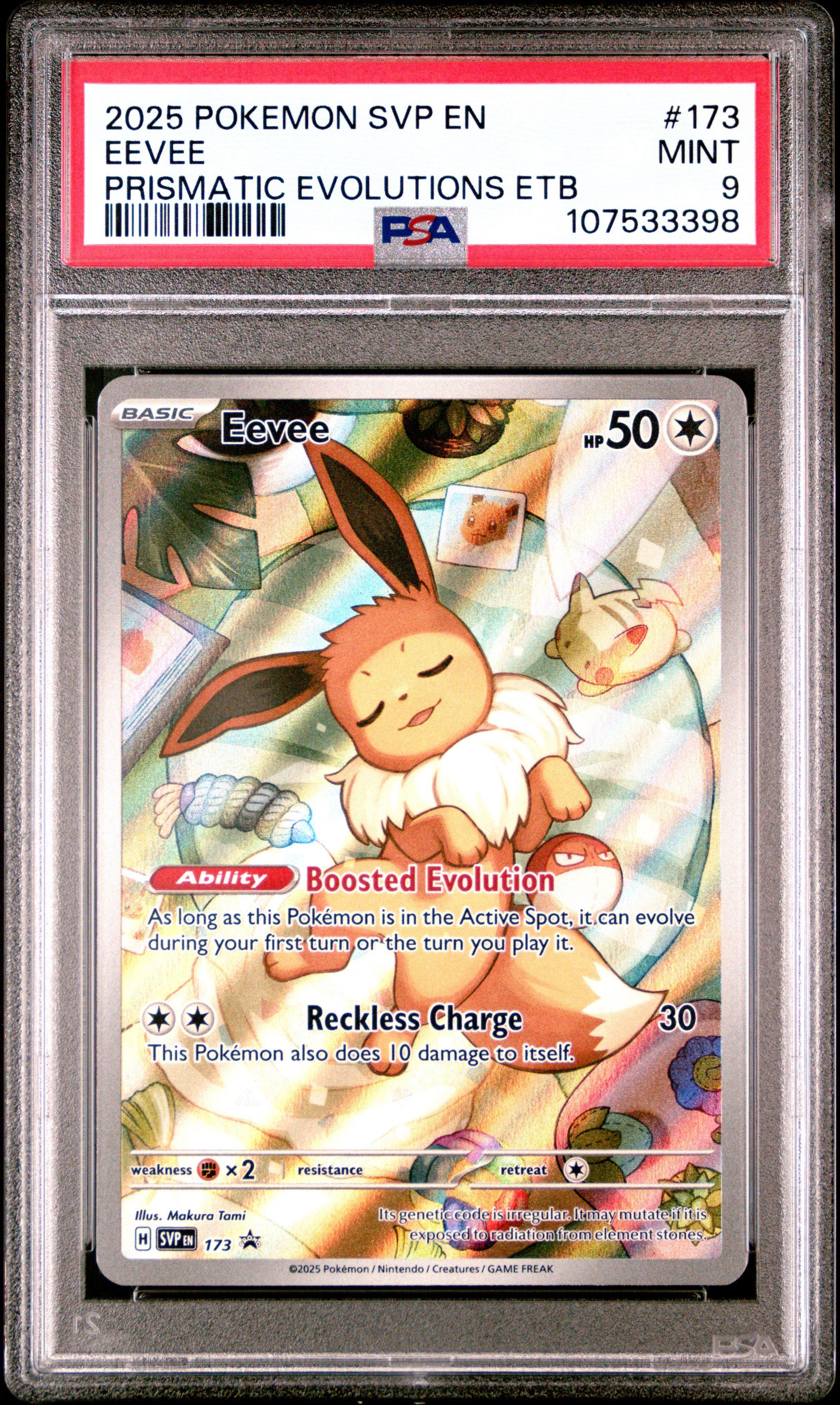 2025 Pokemon Svp En-sv Black Star Promo 173 Eevee Prismatic