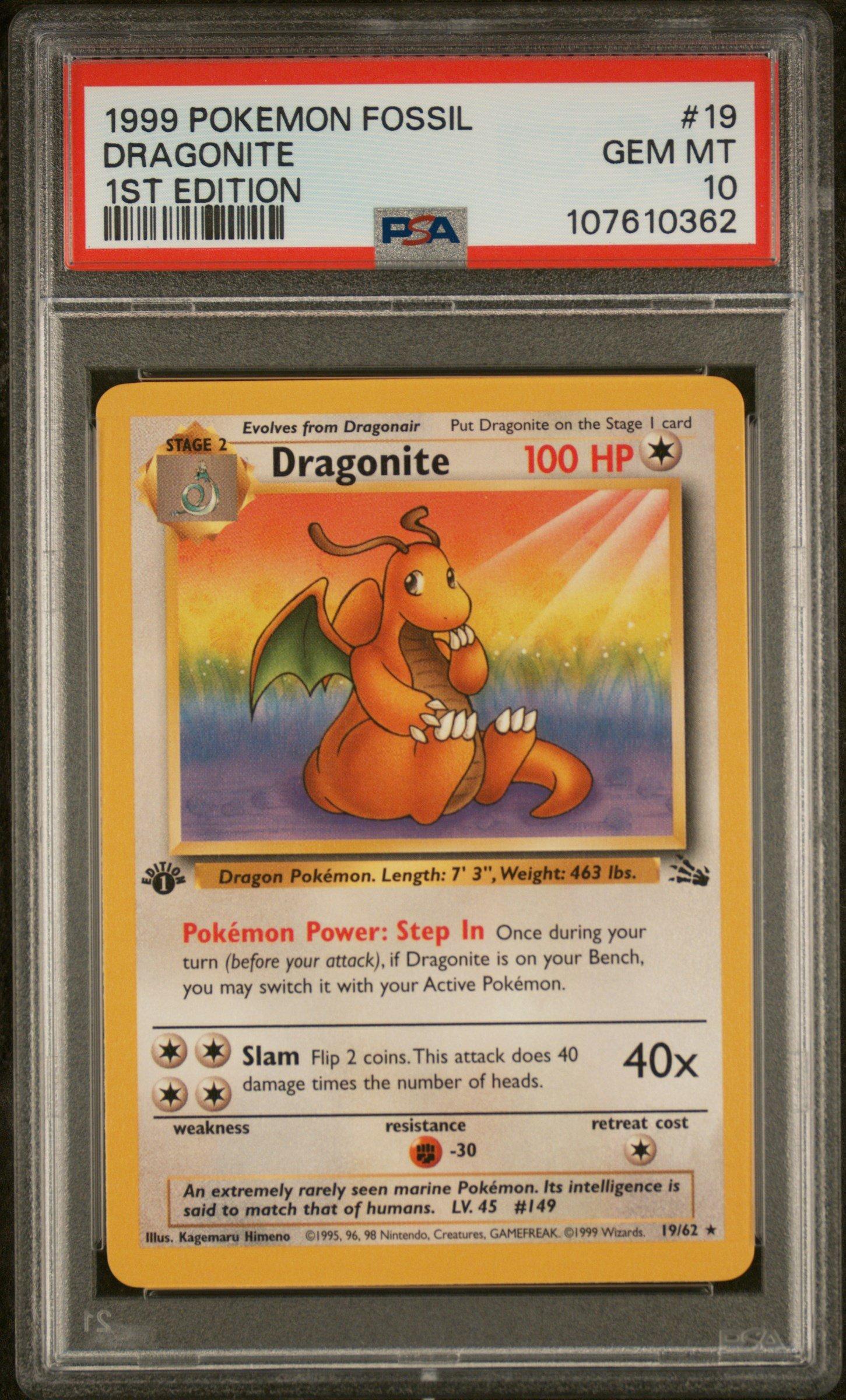 PSA9 シェルダー Fossil 1st Edition ポケモンカードゲーム PSA 9 Aerodactyl 1st Edition Fossil Pack – The Pokécave