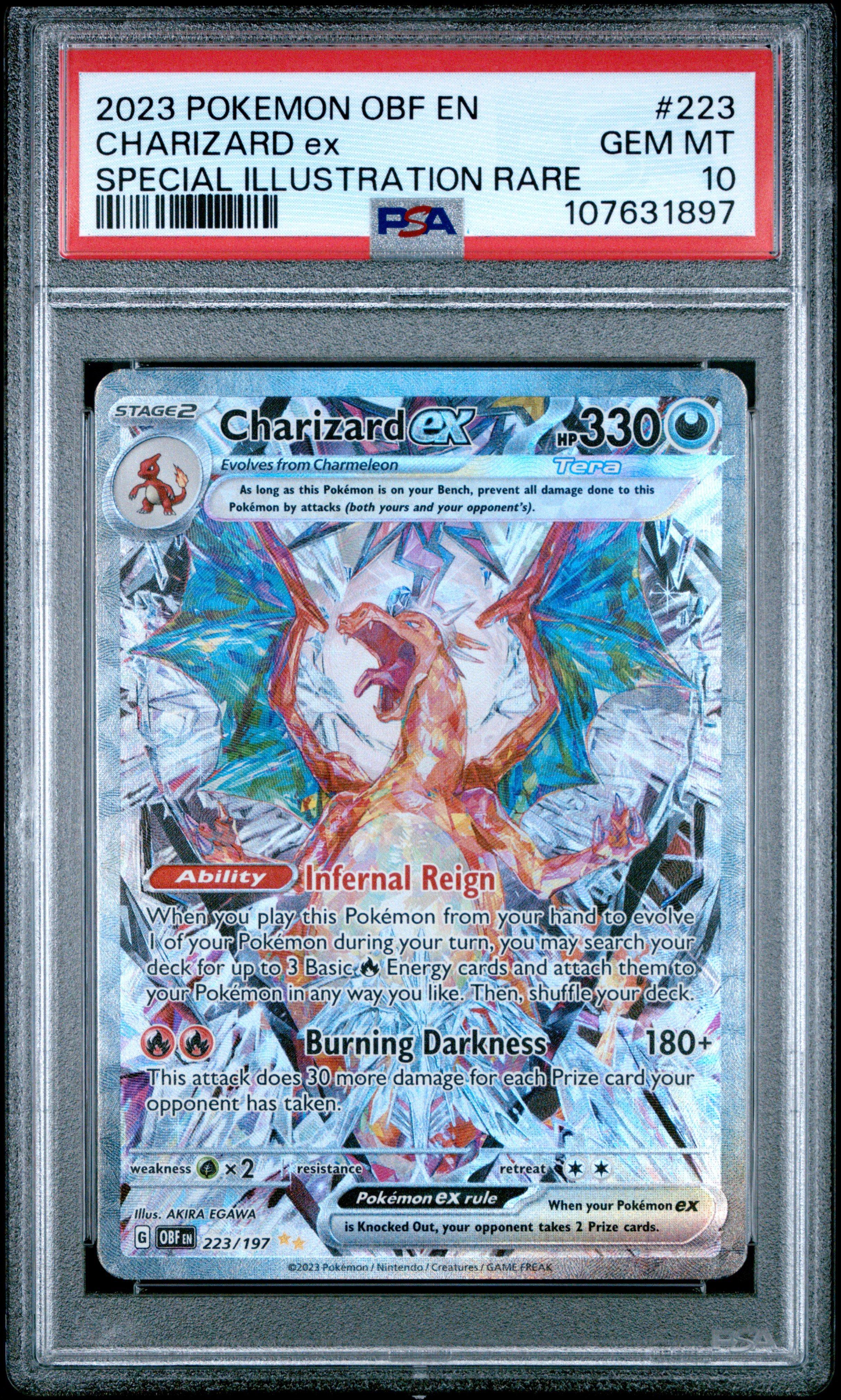 2023 Pokemon Obf En-obsidian Flames 223 Charizard Ex Special