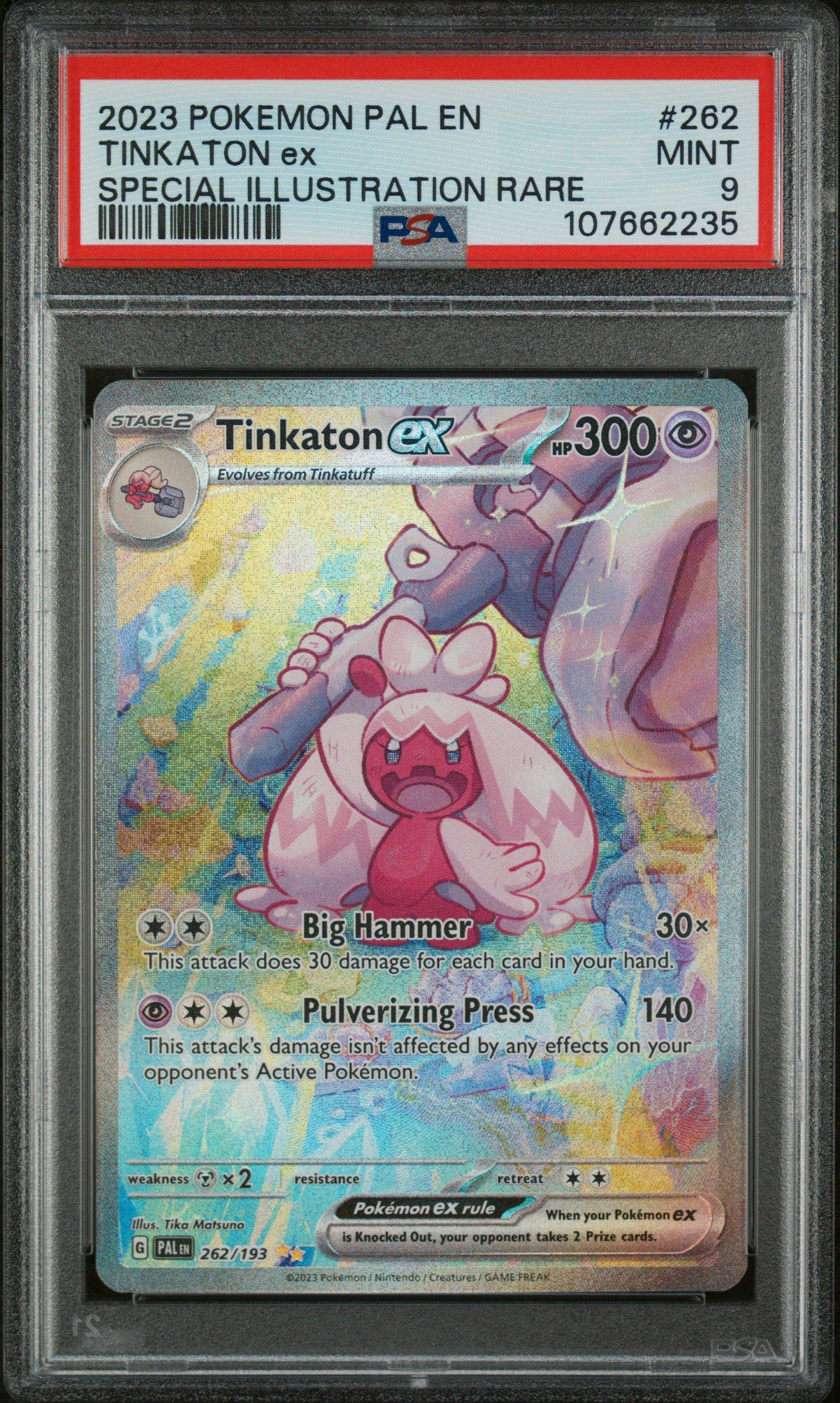 2023 Pokemon Pal En-paldea Evolved 262 Tinkaton Ex Special Illustration  Rare PSA 9 Graded Card | GameStop