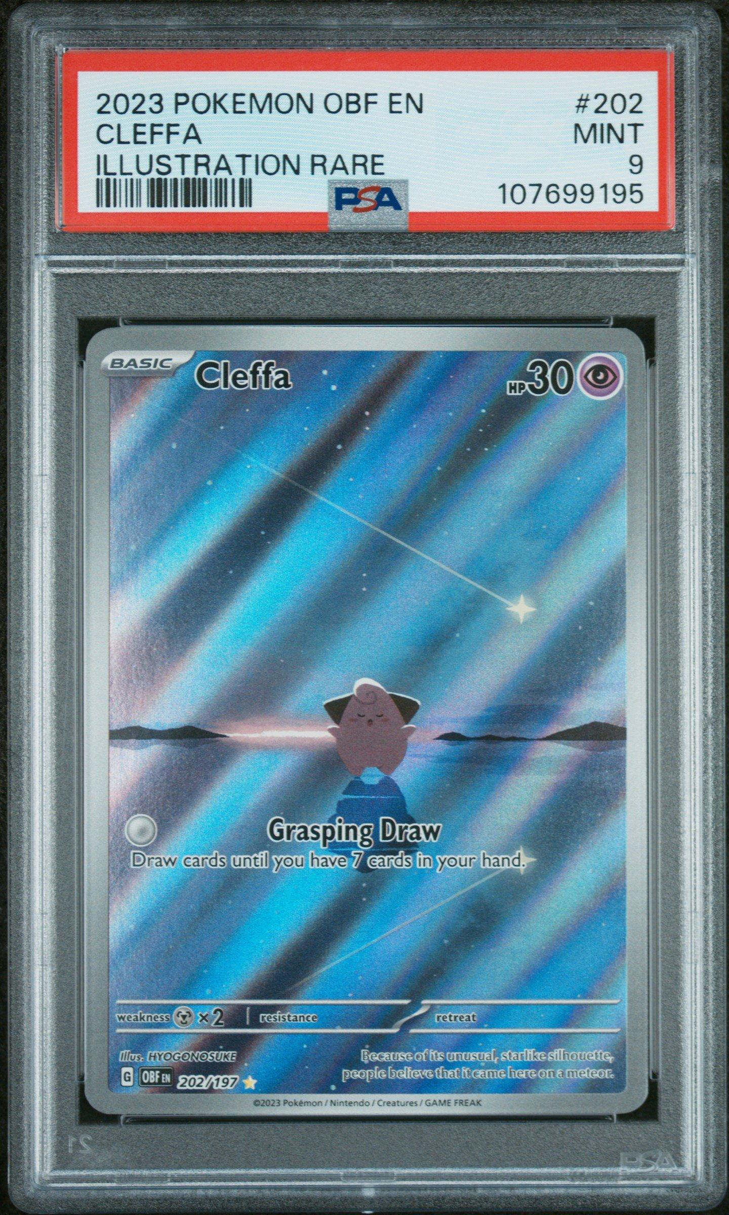 2023 Pokemon Obf En-obsidian Flames 202 Cleffa Illustration Rare