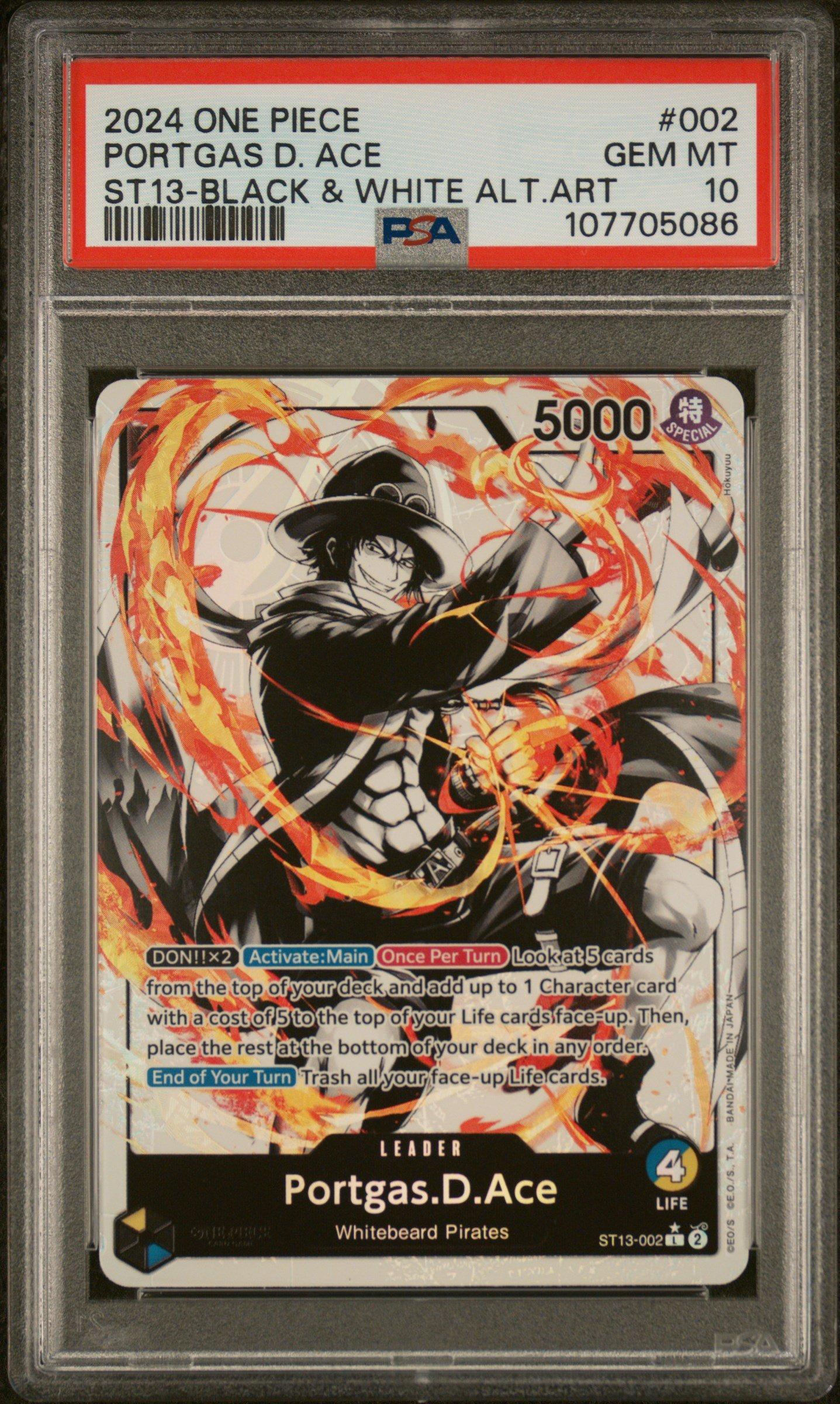 2024 One Piece Ultra Deck St13-the Three Brothers 002 Portgas D