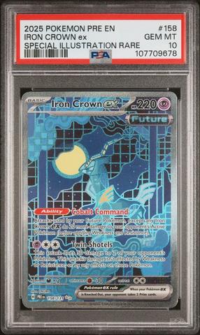 2025 Pokemon Pre En-prismatic Evolutions 154 Iron Hands Ex