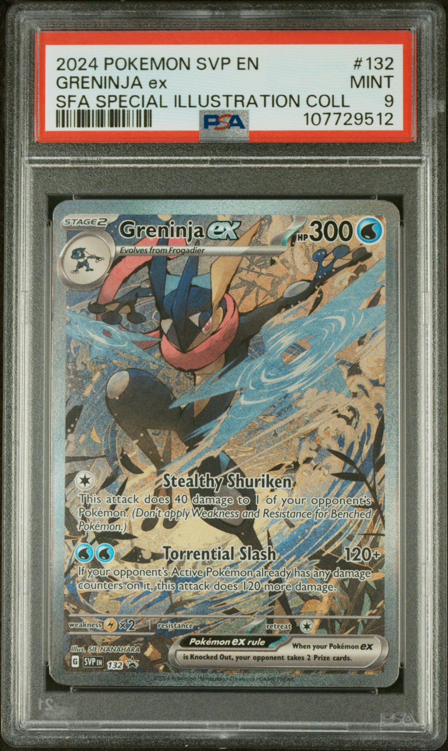2024 Pokemon Svp En-sv Black Star Promo 132 Greninja Ex Shrouded