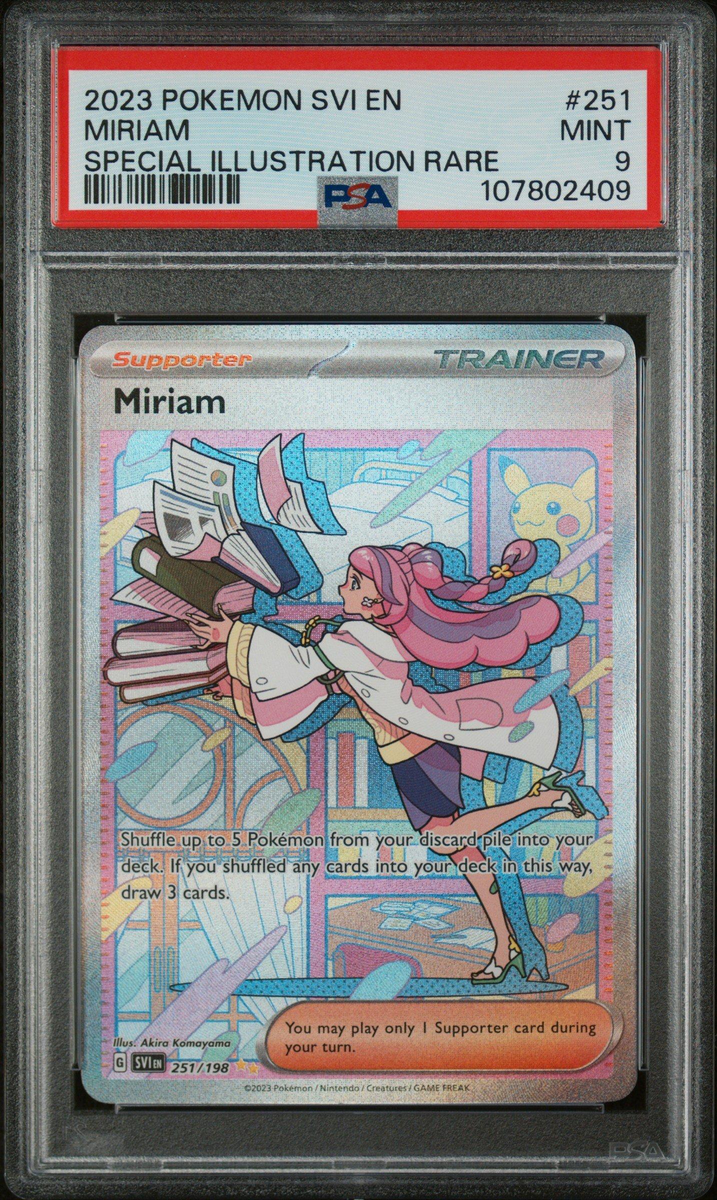 2023 Pokemon Svi En-scarlet & Violet 251 Miriam Special