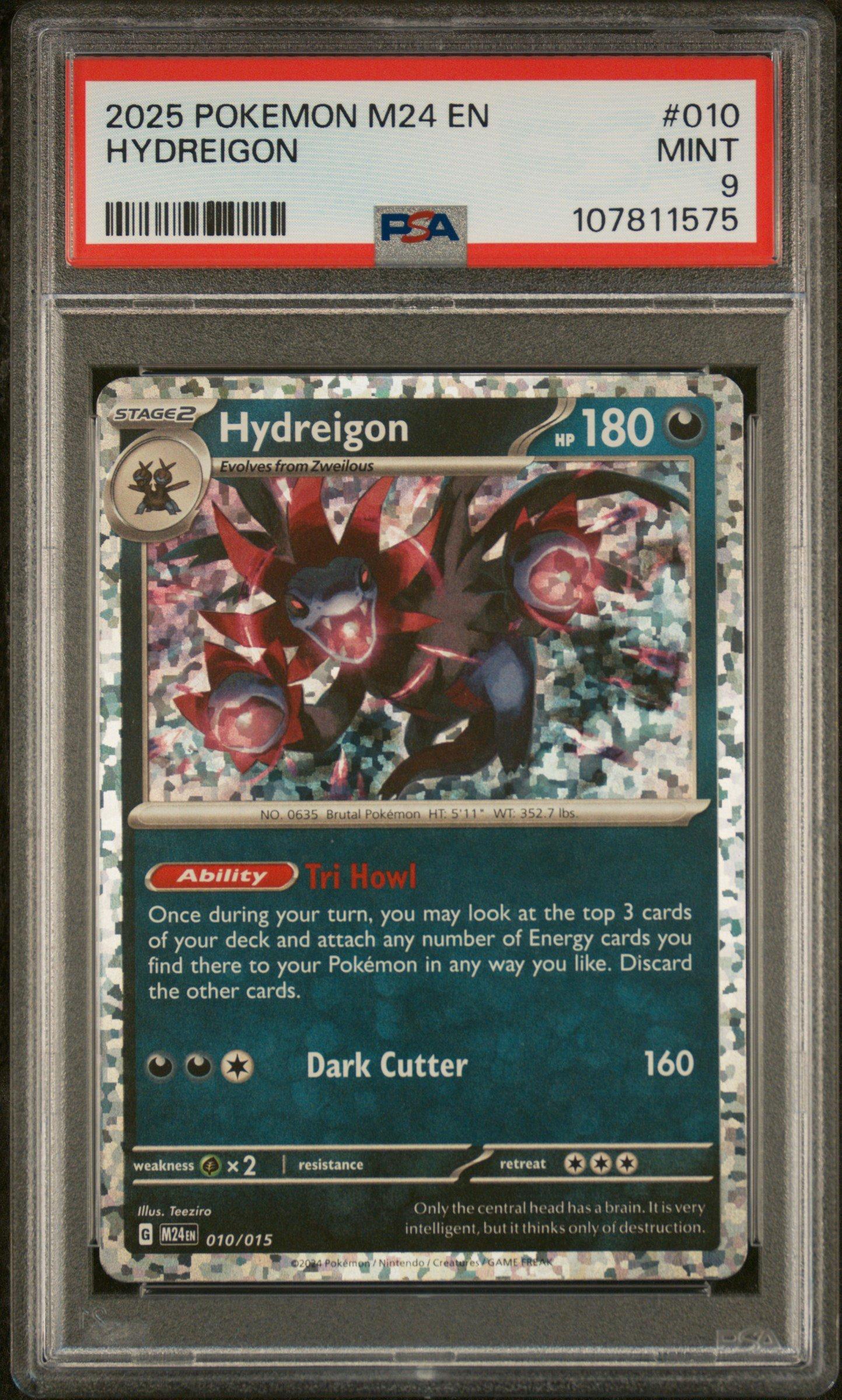 2025 Pokemon M24 En-mcdonald's Collection 010 Hydreigon PSA 9 Graded Card |  GameStop