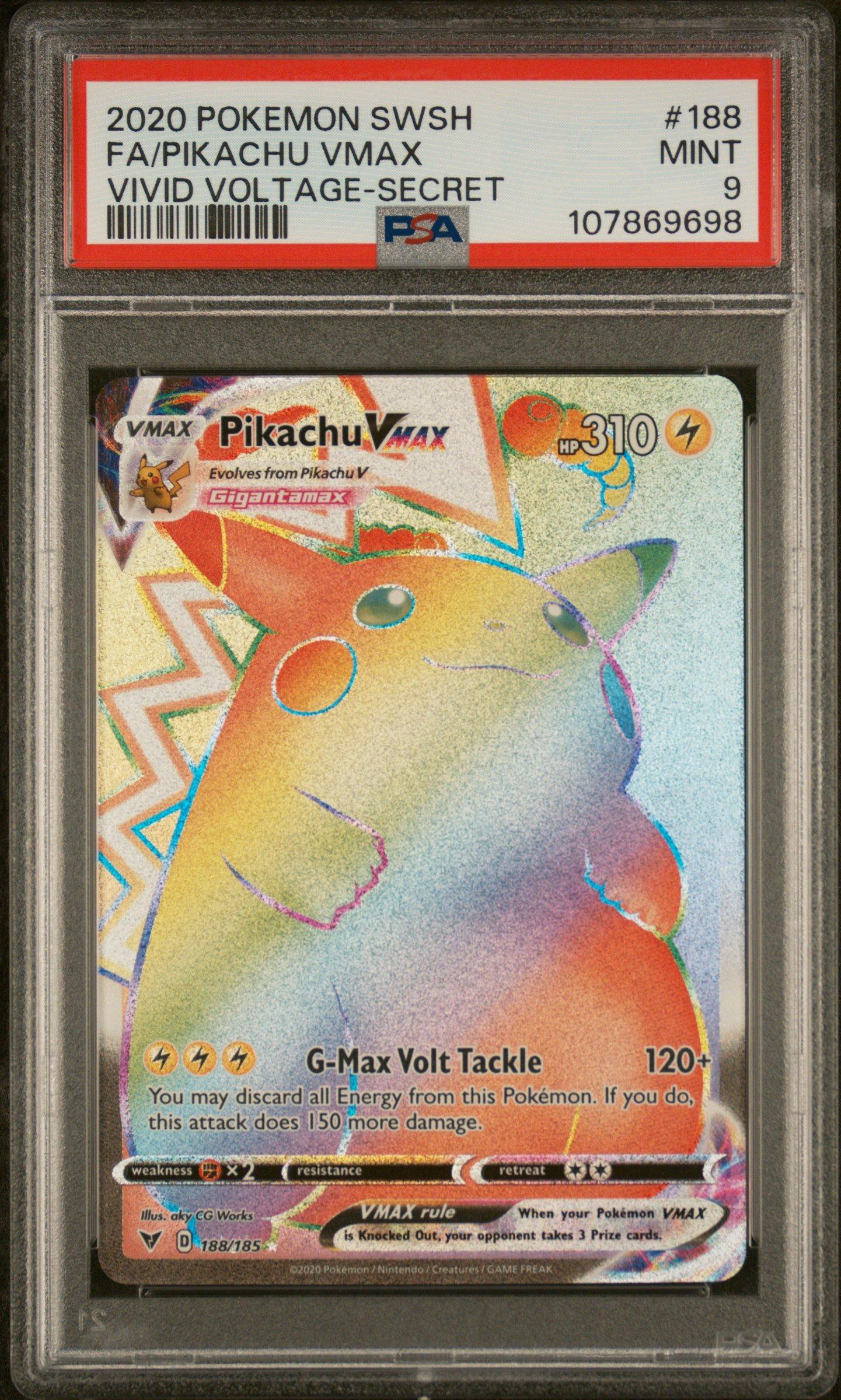 2020 Pokemon Sword & Shield Vivid Voltage 188 Full Art