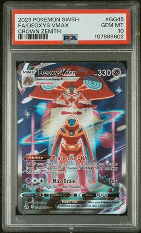 2023 Pokemon Sword And Shield Crown Zenith Gg45 Full Art/deoxys