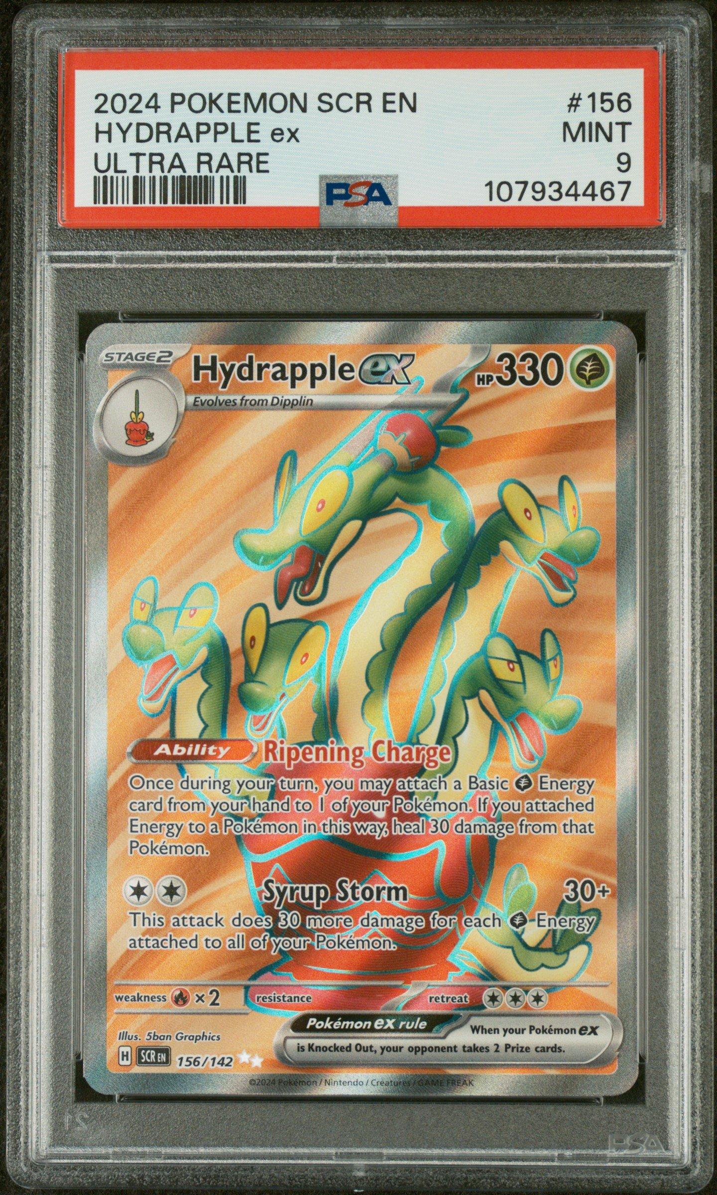 2024 Pokemon Scr En-stellar Crown 156 Hydrapple Ex Ultra Rare PSA 9 Graded  Card | GameStop
